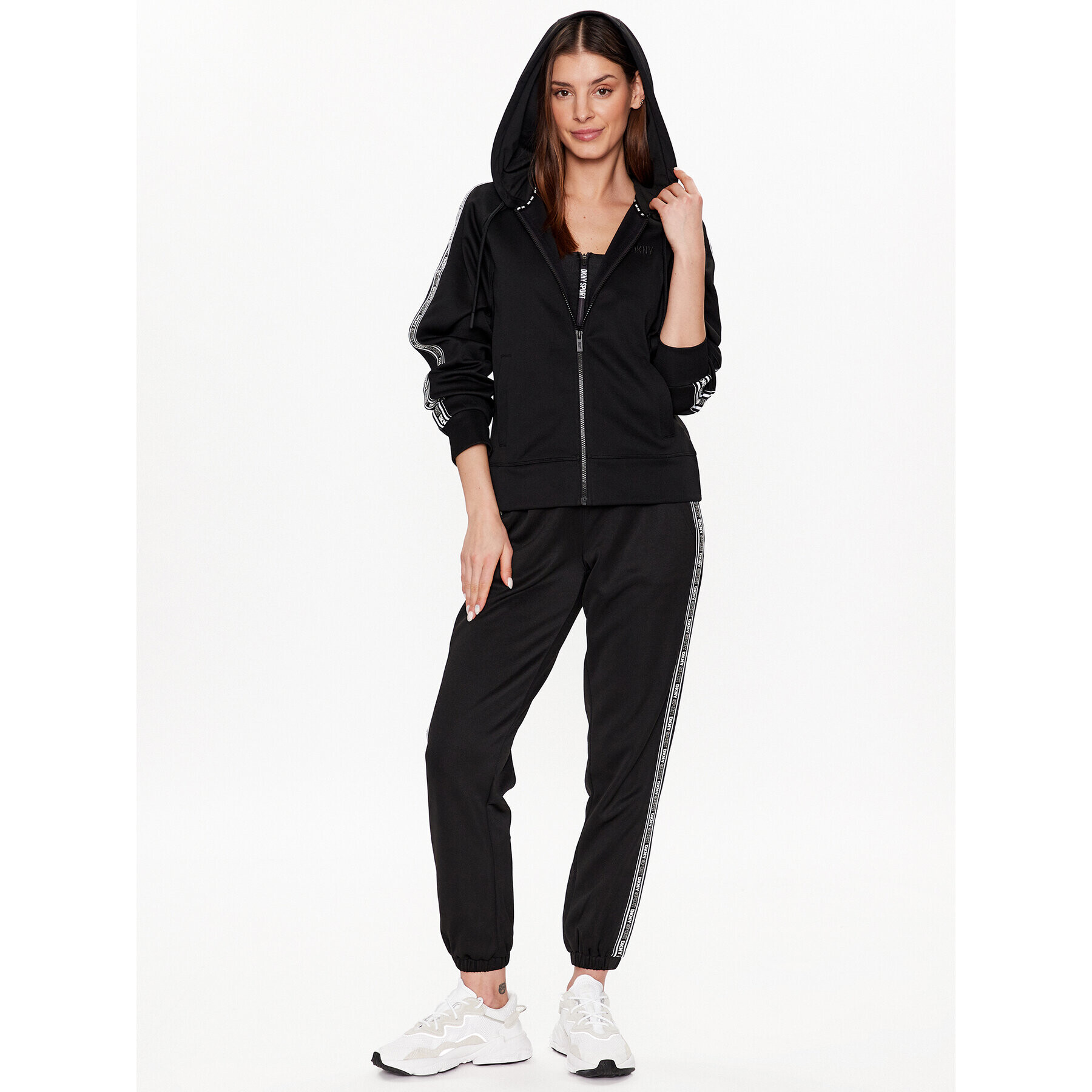 DKNY Sport Суитшърт DP2J9250 Черен Classic Fit - Pepit.bg