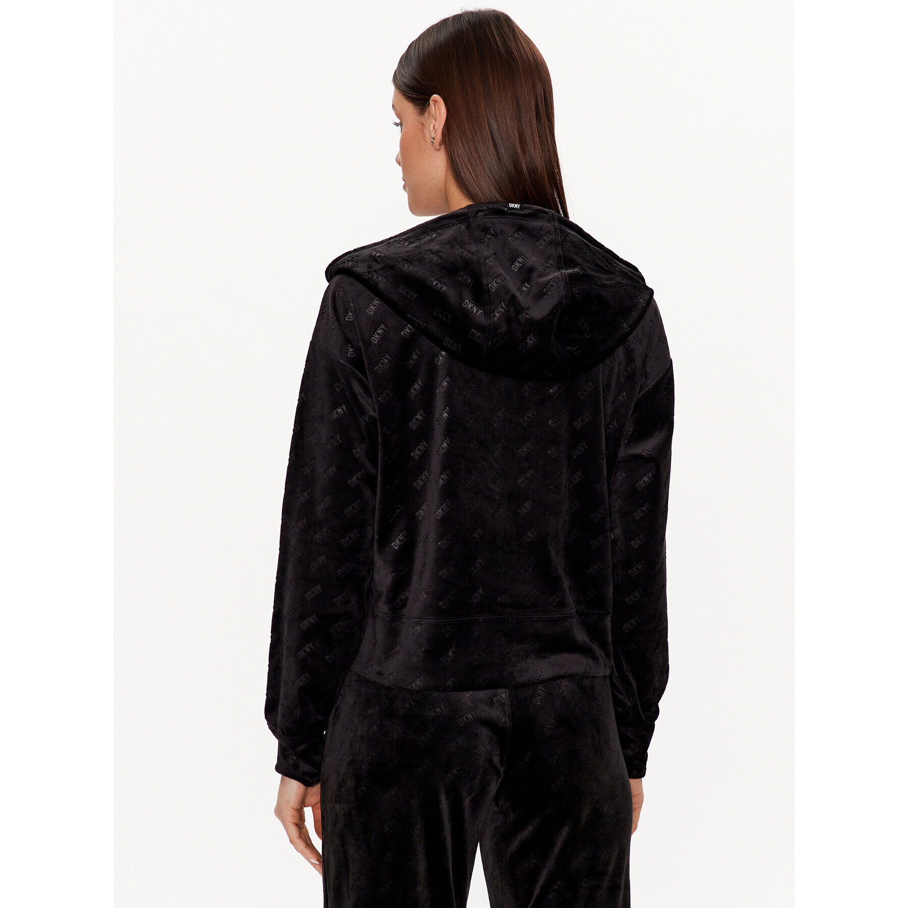 DKNY Sport Суитшърт DP2J9253 Черен Classic Fit - Pepit.bg