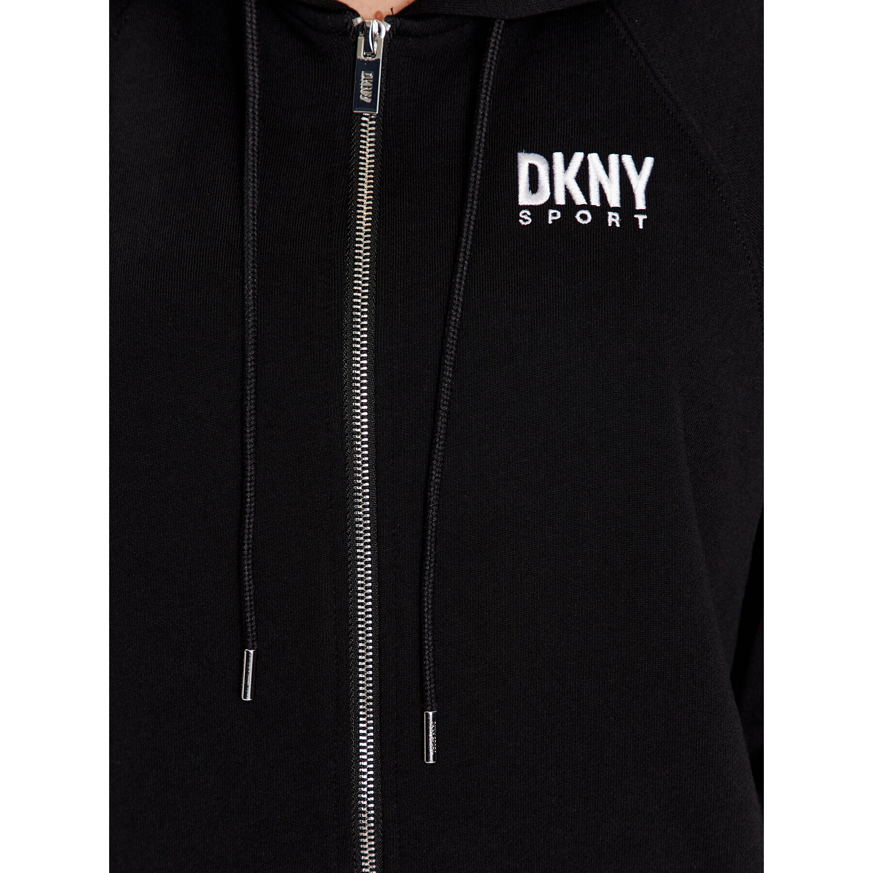 DKNY Sport Суитшърт DP2J9268 Черен Classic Fit - Pepit.bg