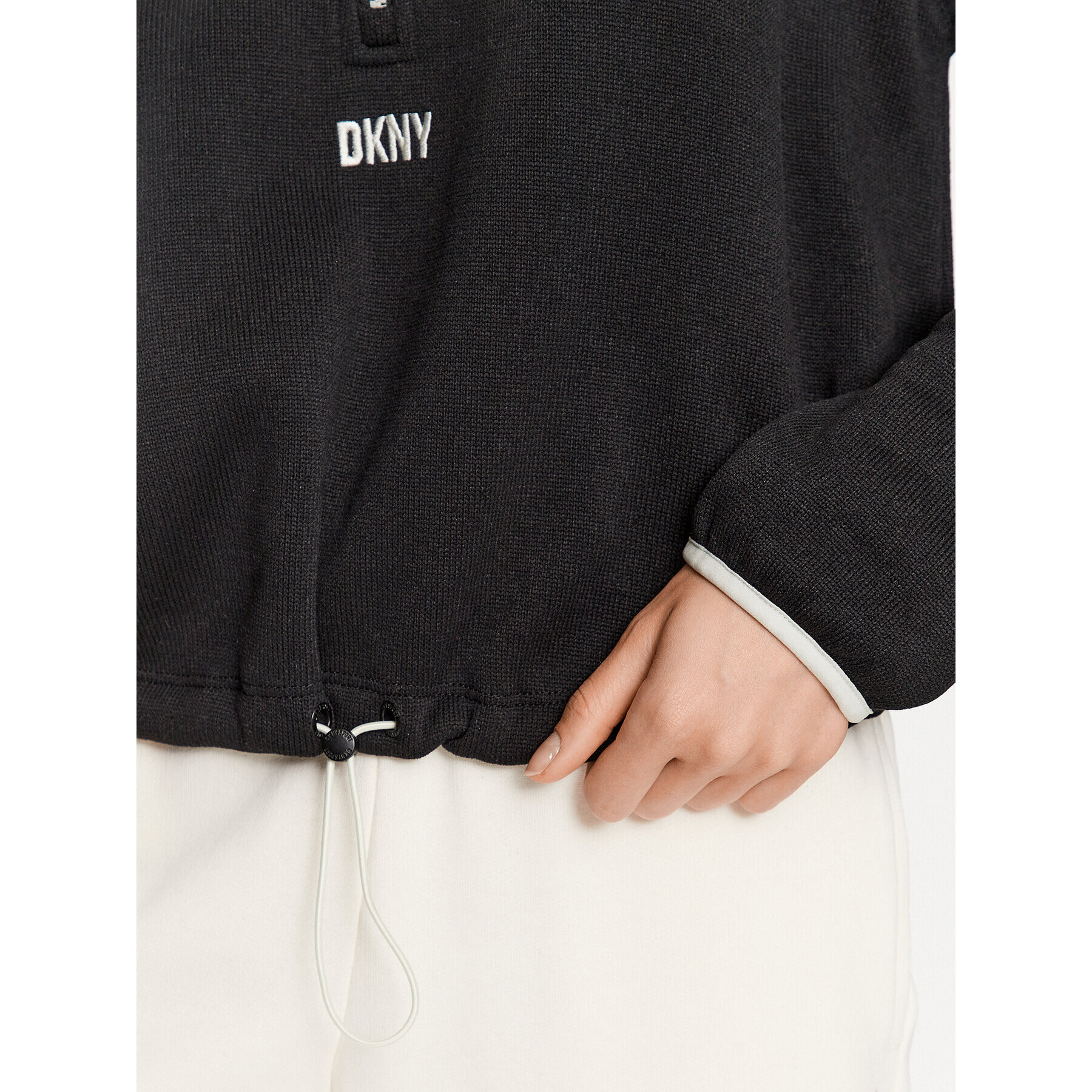 DKNY Sport Суитшърт DP2T8237 Черен Regular Fit - Pepit.bg