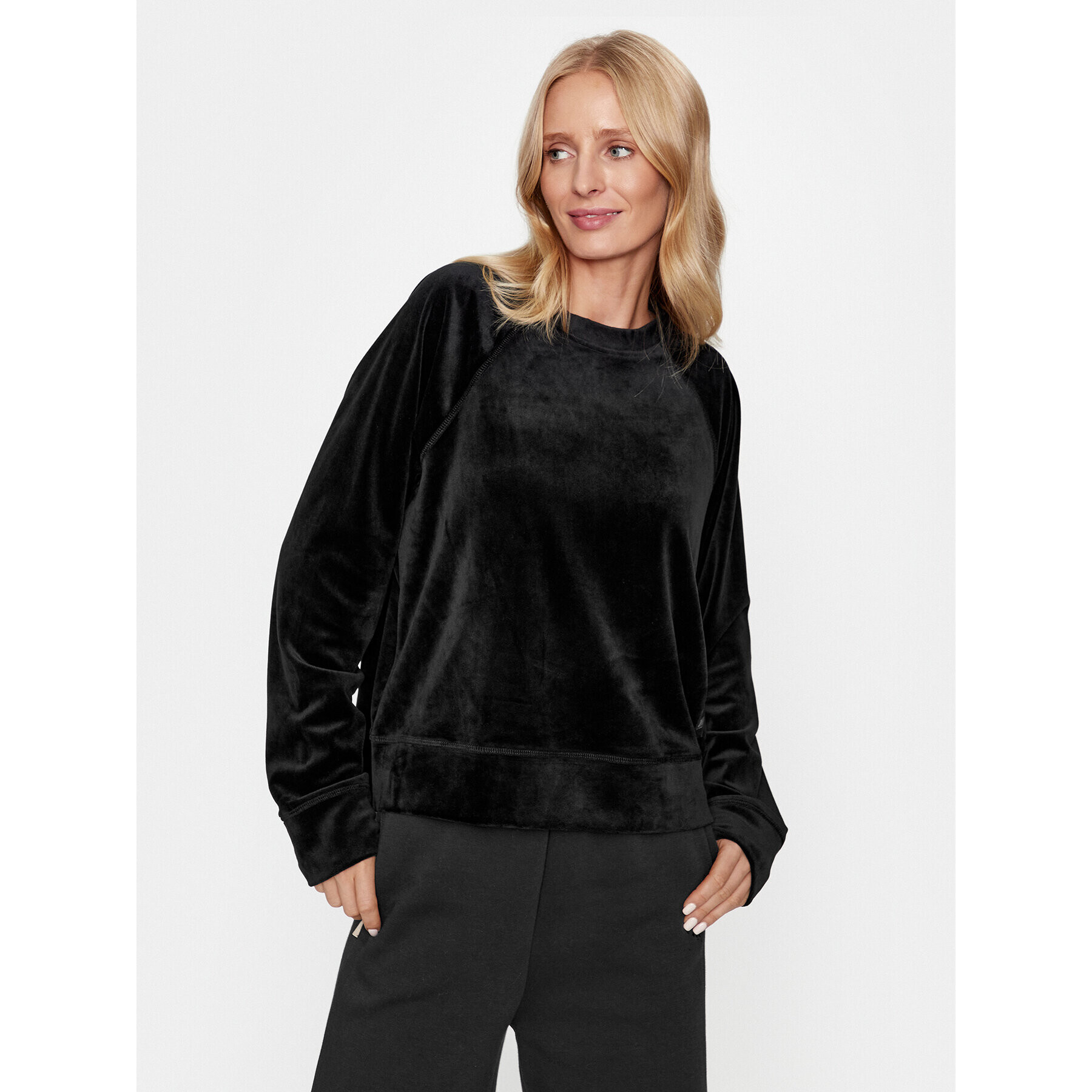 DKNY Sport Суитшърт DP2T8279 Черен Regular Fit - Pepit.bg