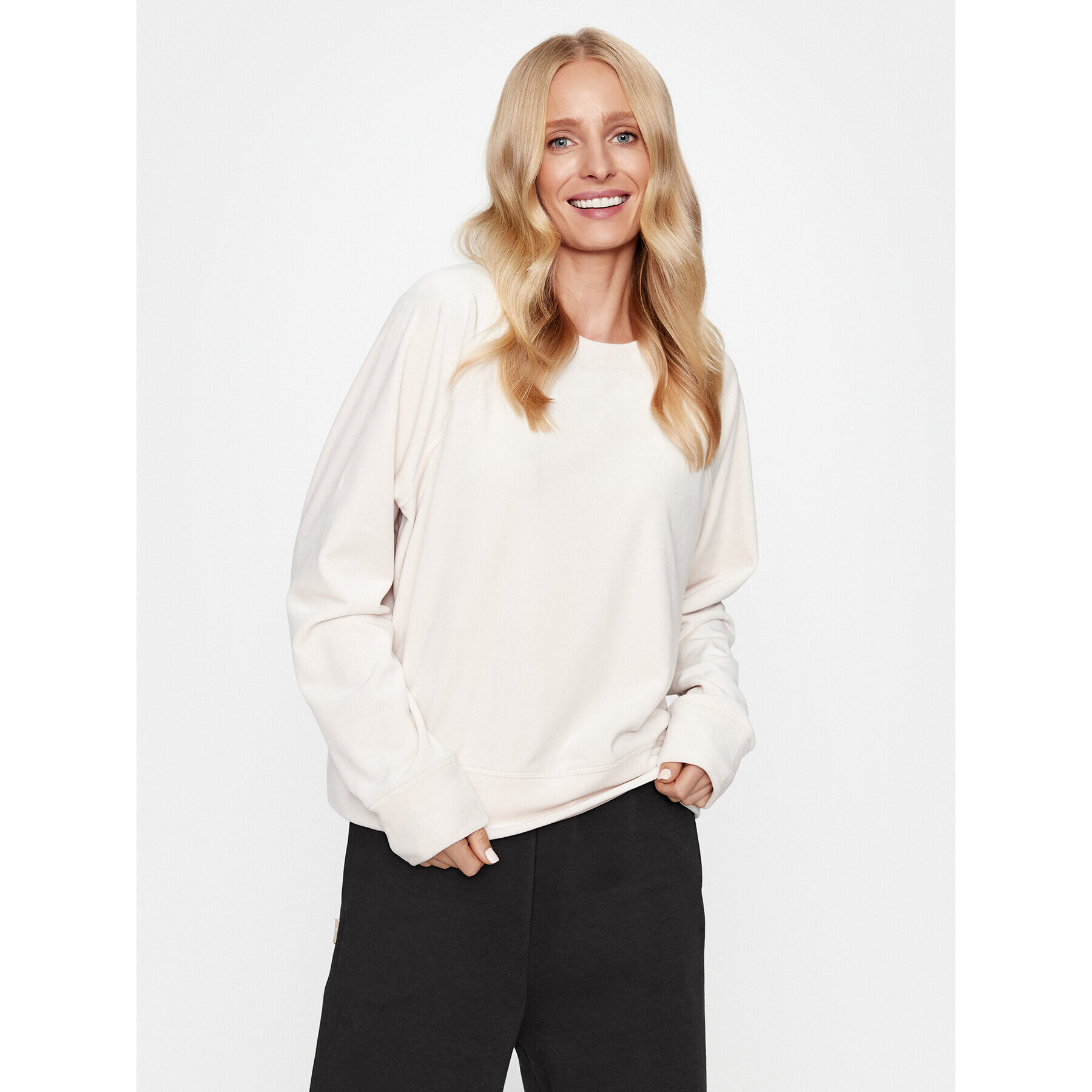 DKNY Sport Суитшърт DP2T8279 Екрю Regular Fit - Pepit.bg