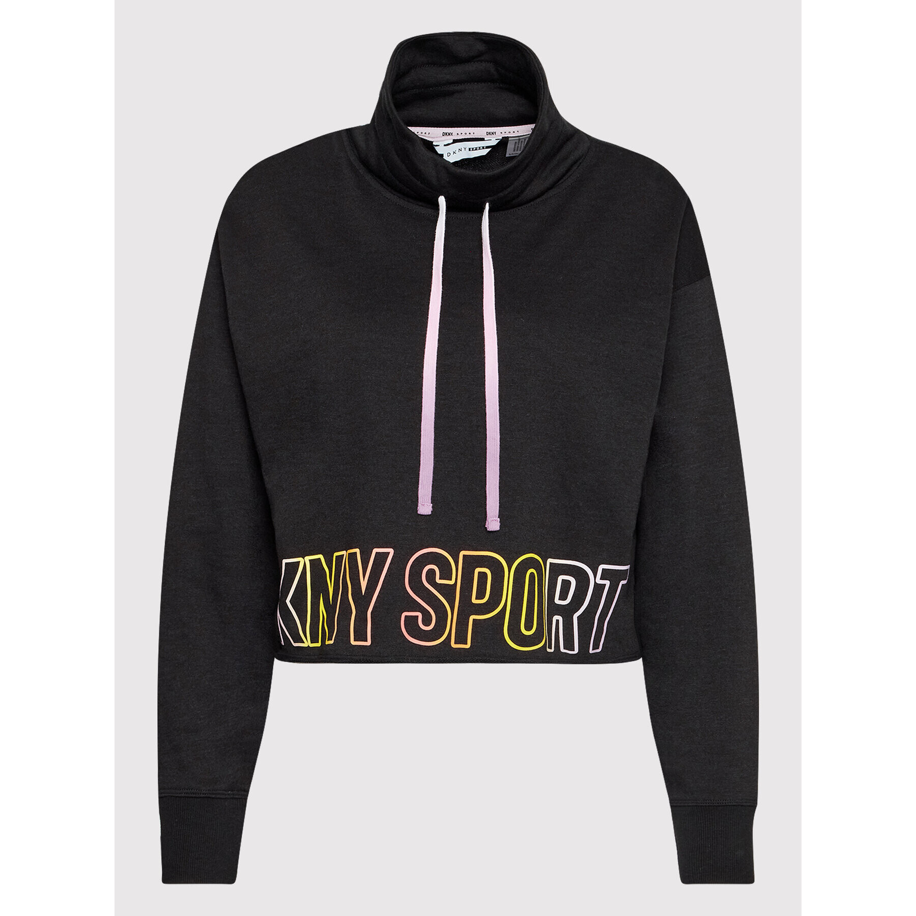 DKNY Sport Суитшърт DP2T8651 Черен Regular Fit - Pepit.bg