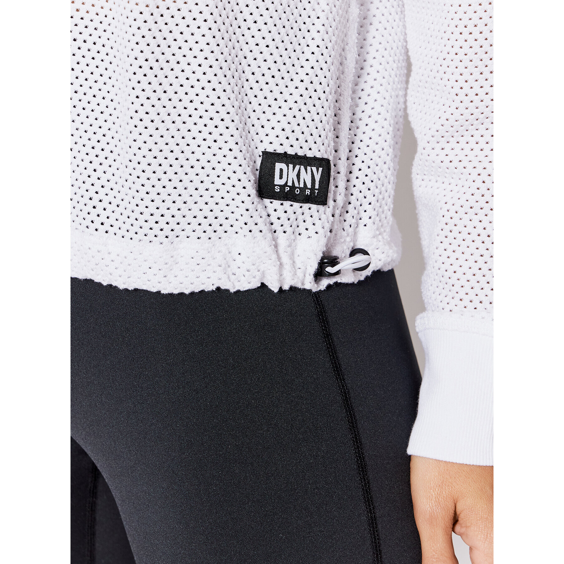 DKNY Sport Суитшърт DP2T8798 Бял Regular Fit - Pepit.bg