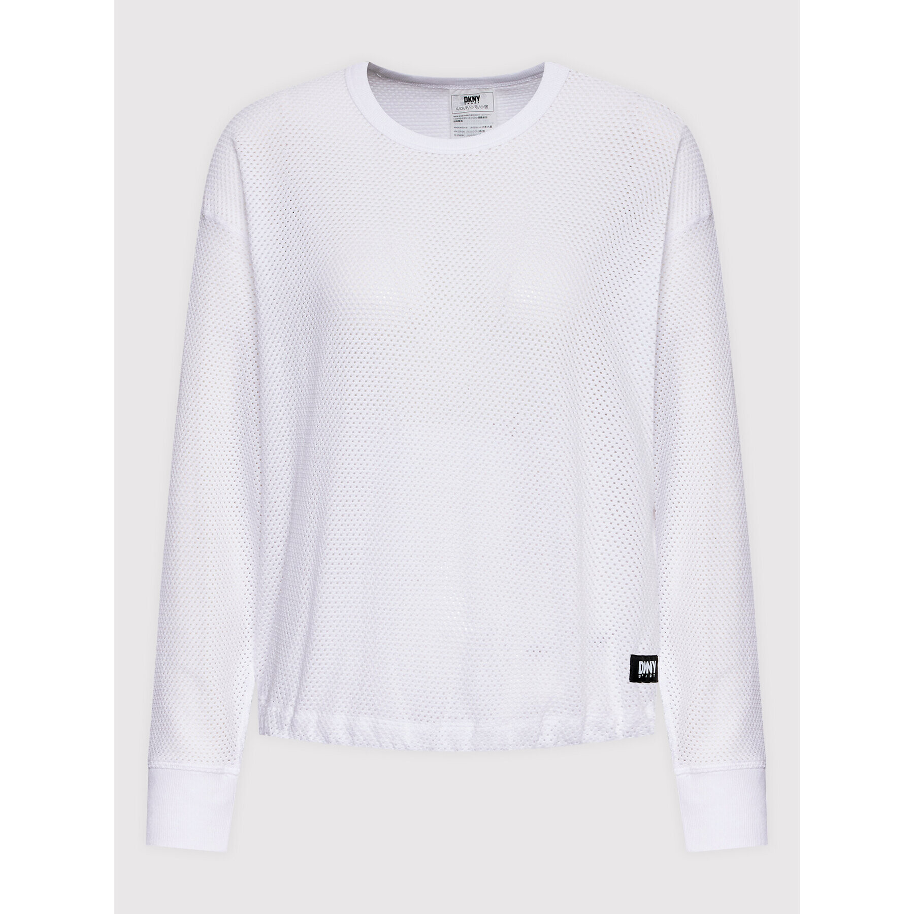 DKNY Sport Суитшърт DP2T8798 Бял Regular Fit - Pepit.bg