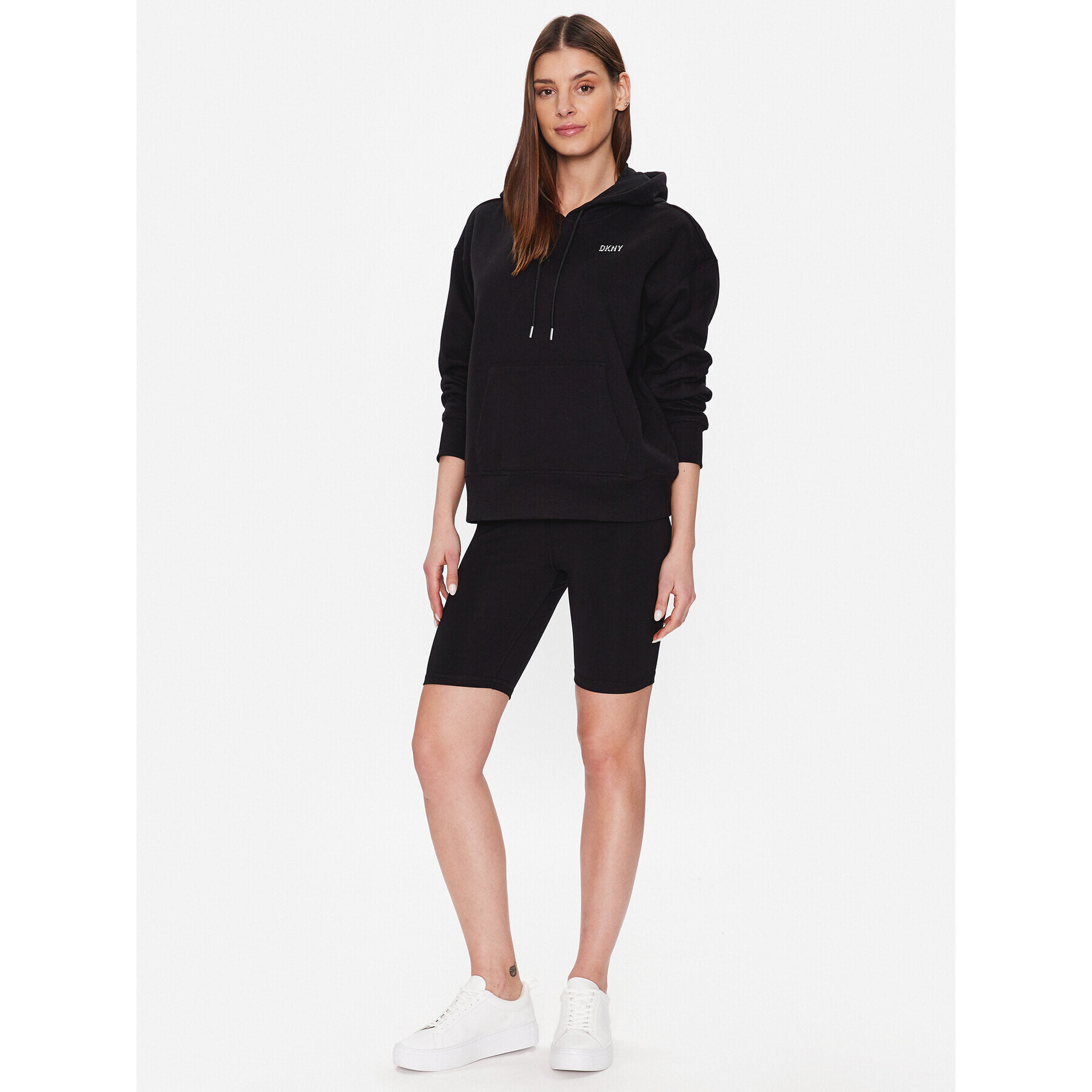 DKNY Sport Суитшърт DP2T9057 Черен Classic Fit - Pepit.bg