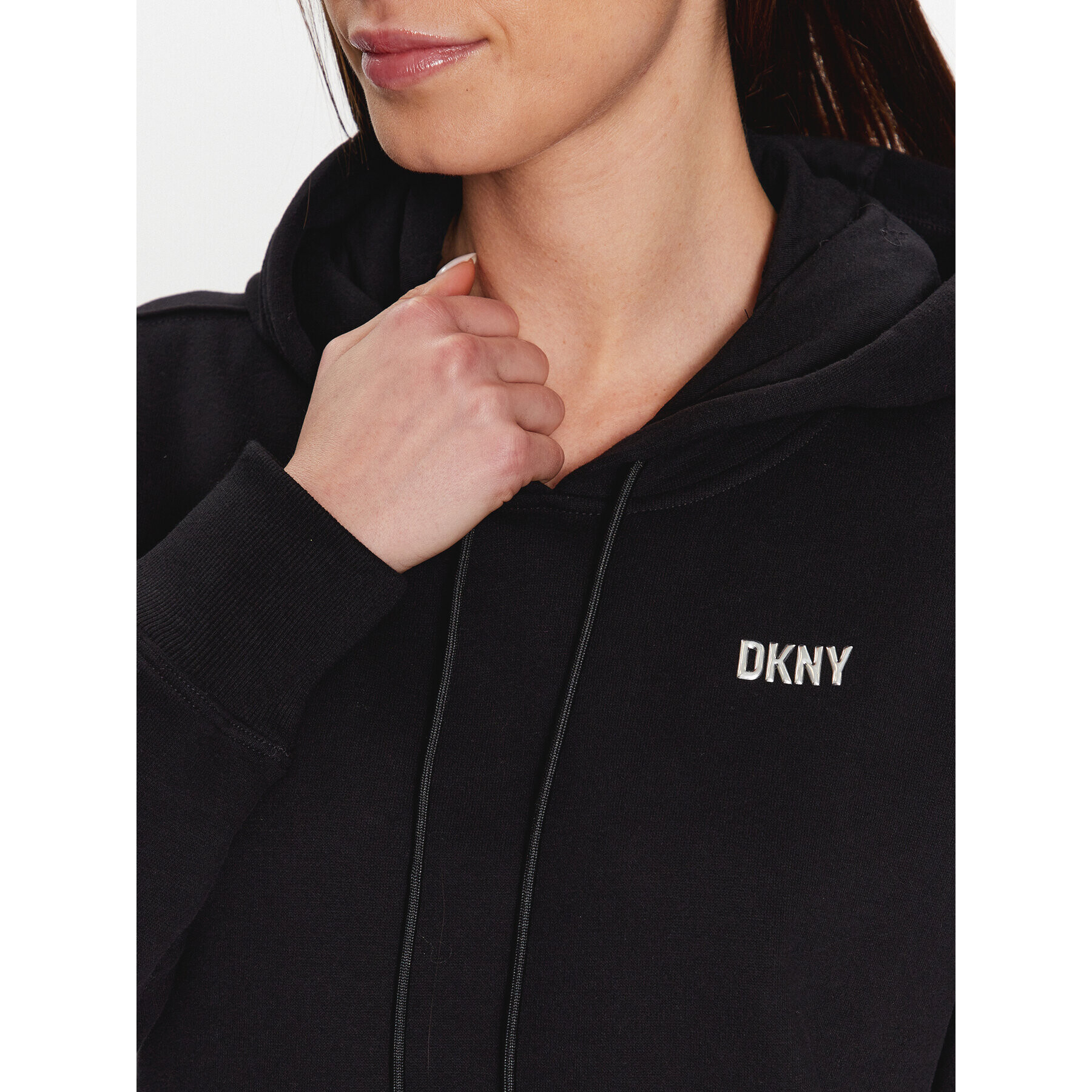 DKNY Sport Суитшърт DP2T9057 Черен Classic Fit - Pepit.bg