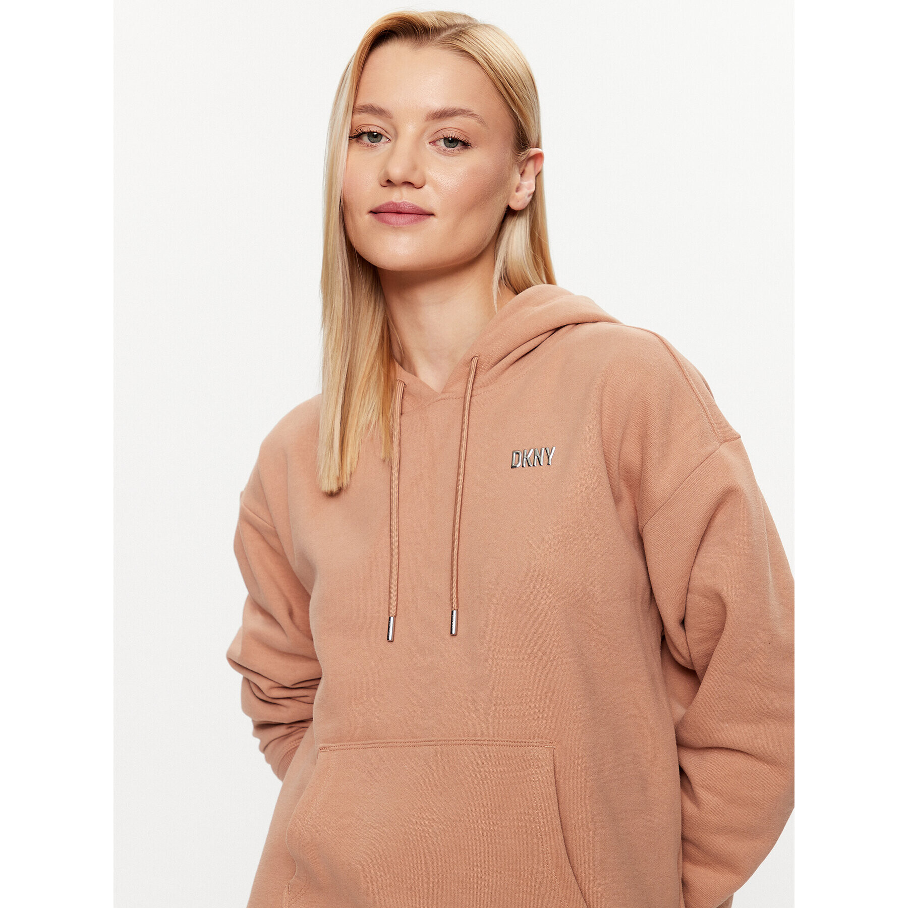 DKNY Sport Суитшърт DP2T9057 Кафяв Regular Fit - Pepit.bg