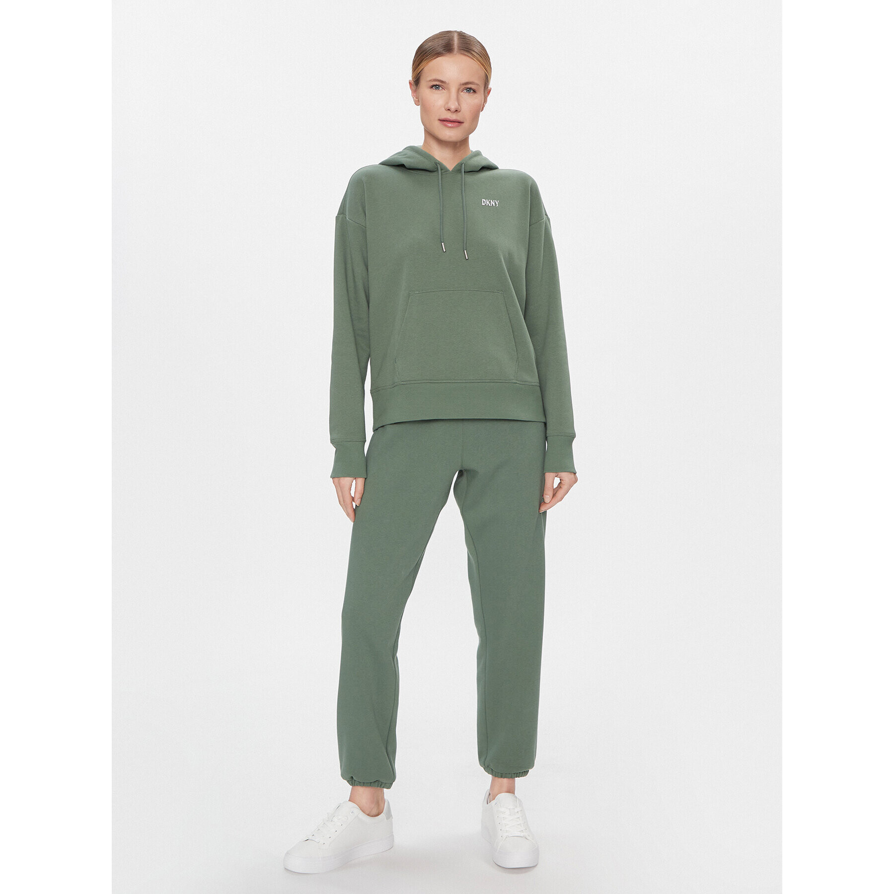 DKNY Sport Суитшърт DP2T9057 Зелен Classic Fit - Pepit.bg