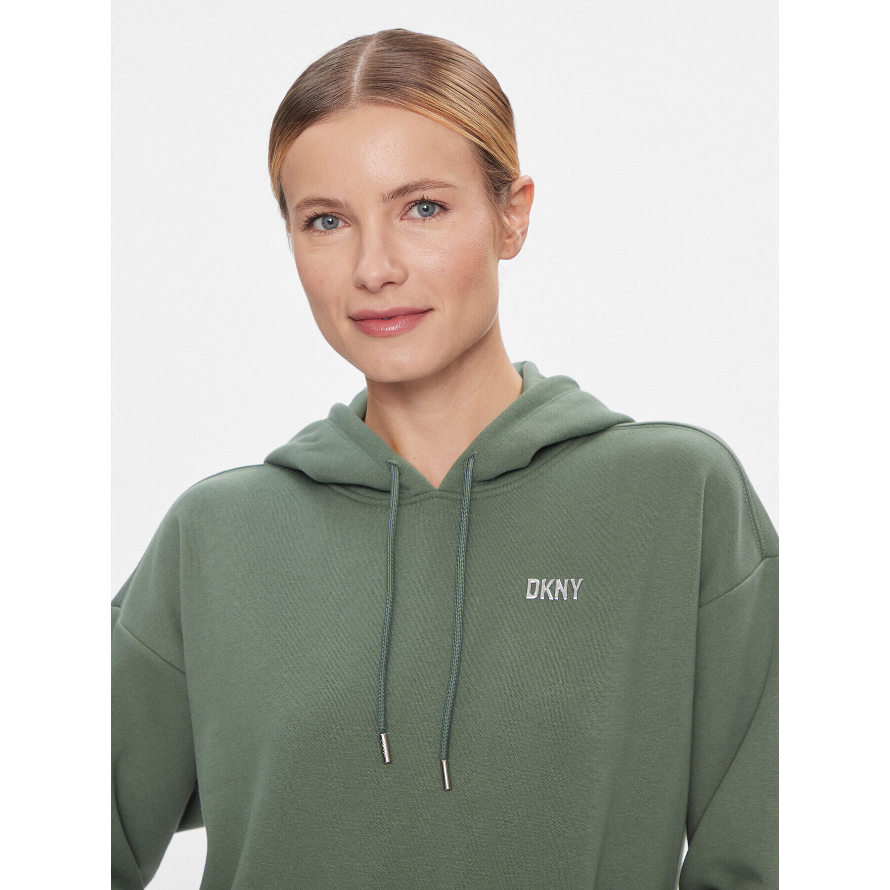 DKNY Sport Суитшърт DP2T9057 Зелен Classic Fit - Pepit.bg