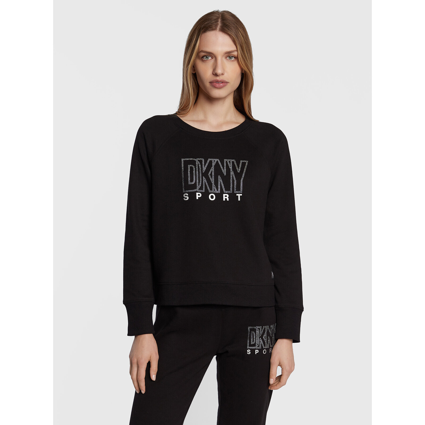 DKNY Sport Суитшърт DP2T9071 Черен Regular Fit - Pepit.bg