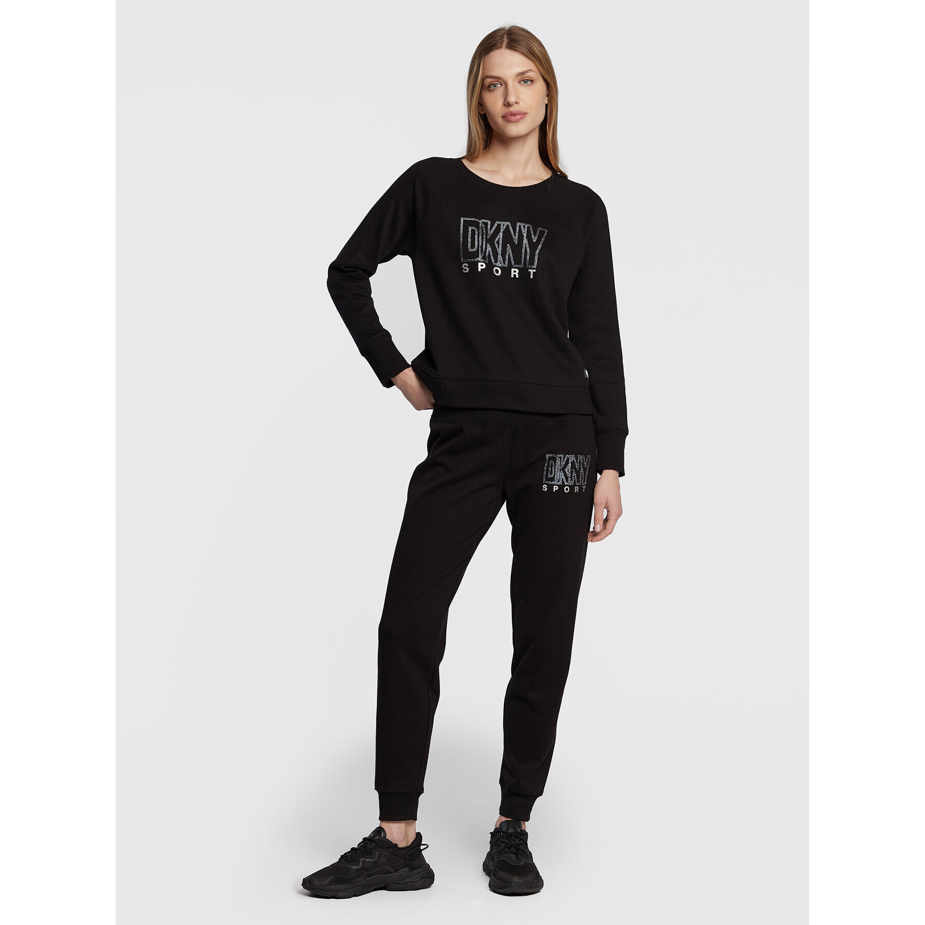 DKNY Sport Суитшърт DP2T9071 Черен Regular Fit - Pepit.bg