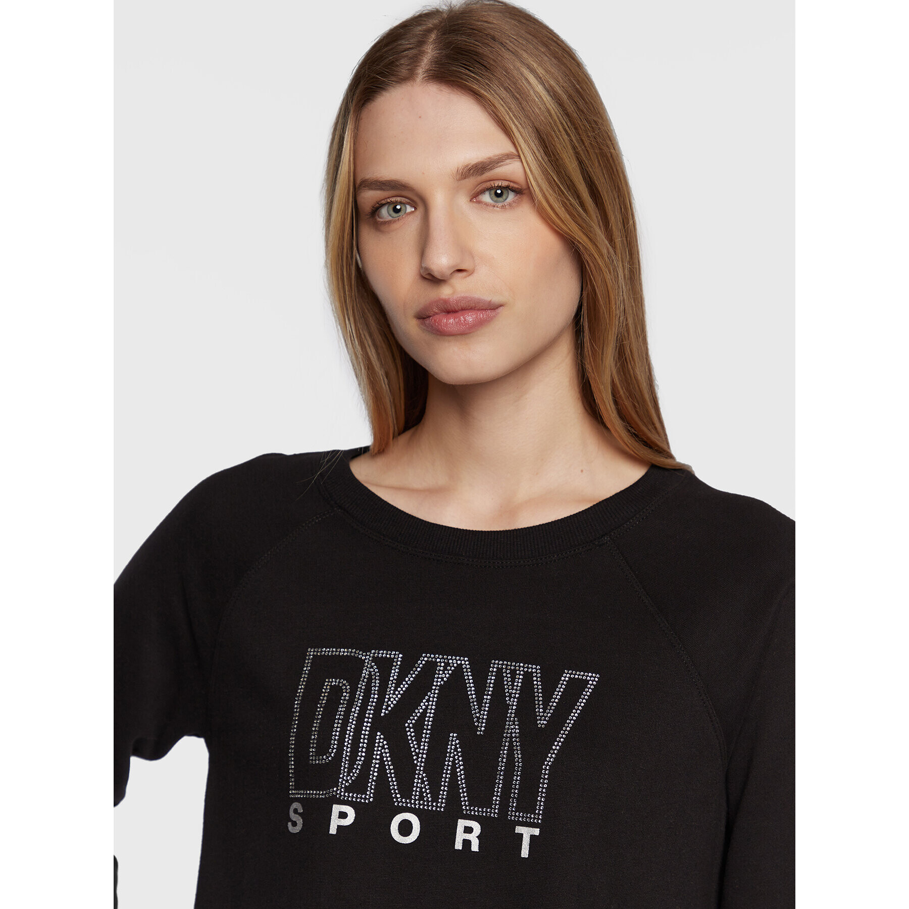 DKNY Sport Суитшърт DP2T9071 Черен Regular Fit - Pepit.bg