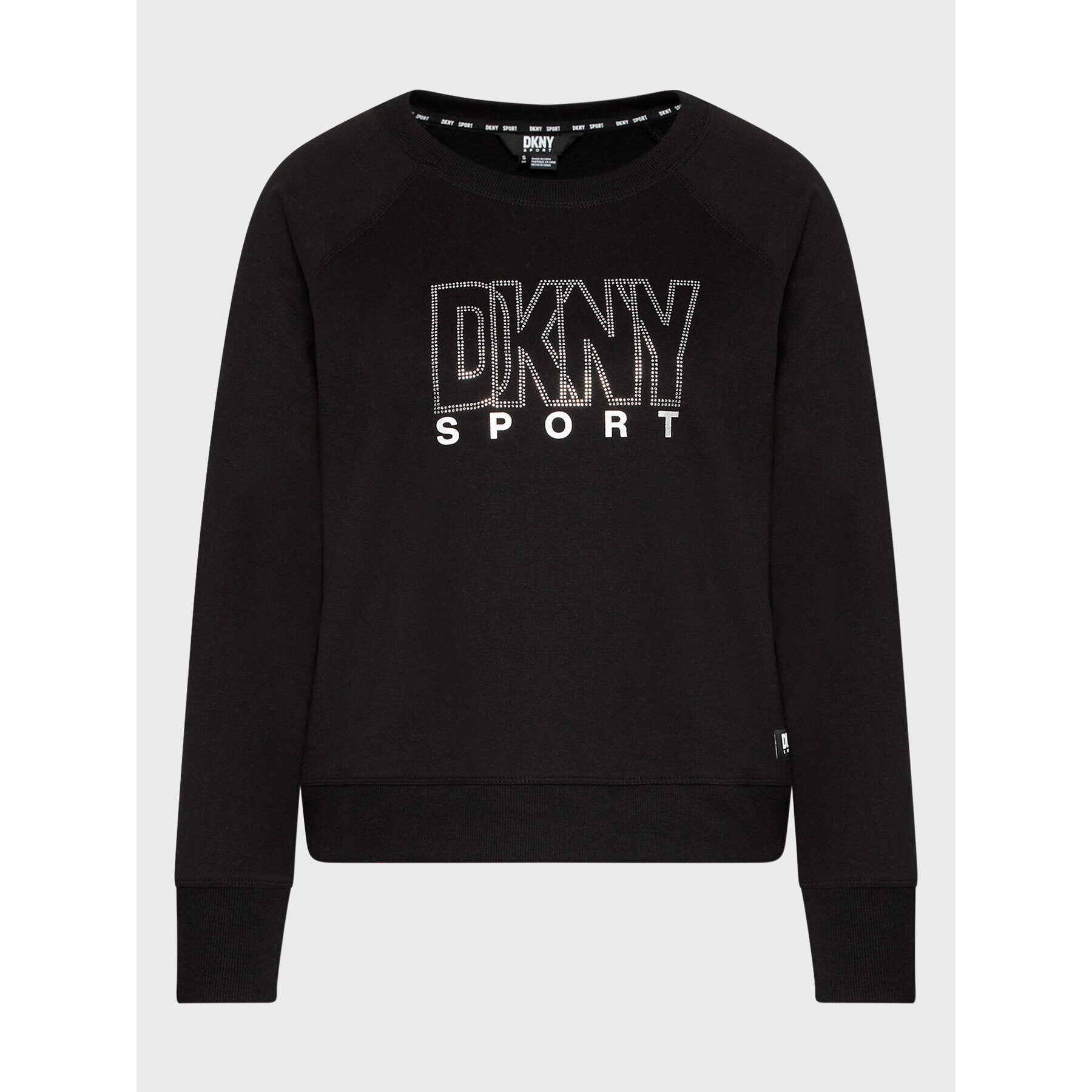 DKNY Sport Суитшърт DP2T9071 Черен Regular Fit - Pepit.bg
