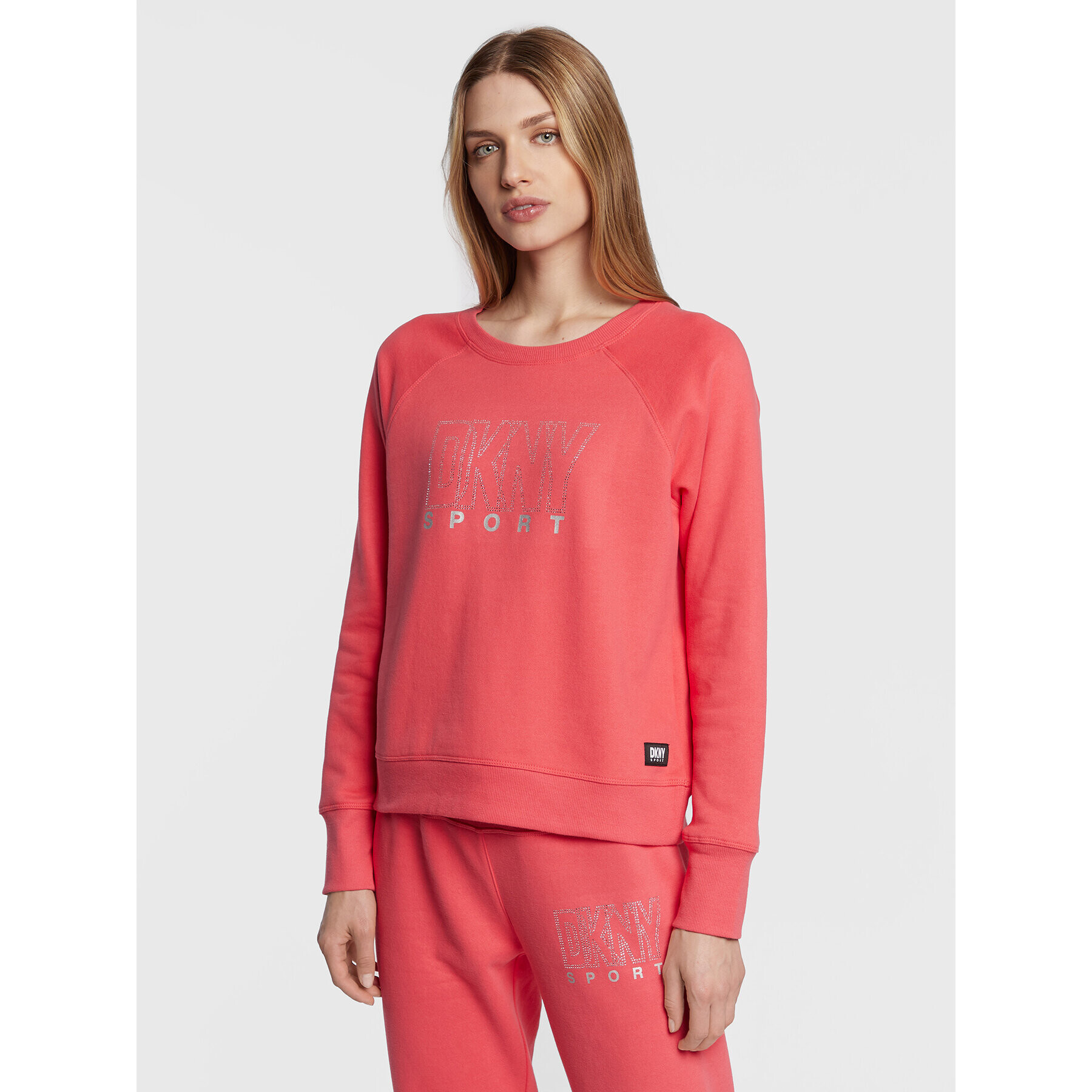 DKNY Sport Суитшърт DP2T9071 Розов Regular Fit - Pepit.bg