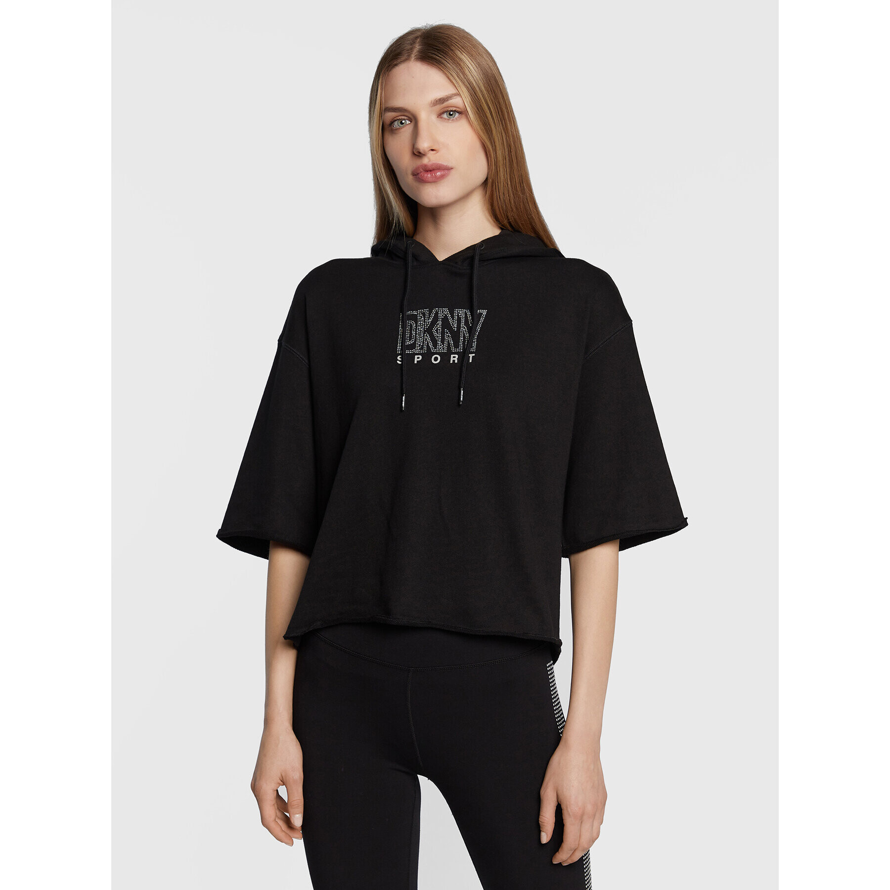 DKNY Sport Суитшърт DP2T9072 Черен Regular Fit - Pepit.bg