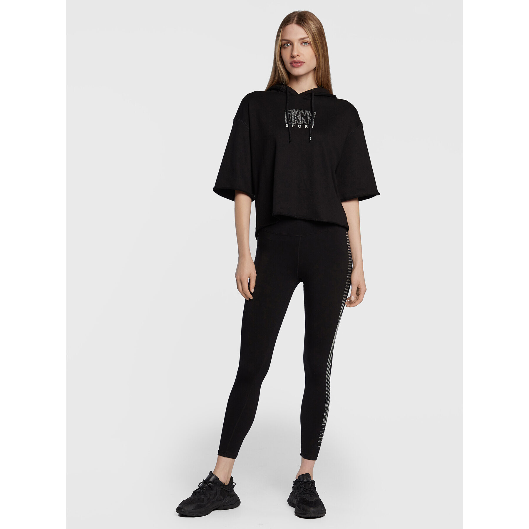 DKNY Sport Суитшърт DP2T9072 Черен Regular Fit - Pepit.bg