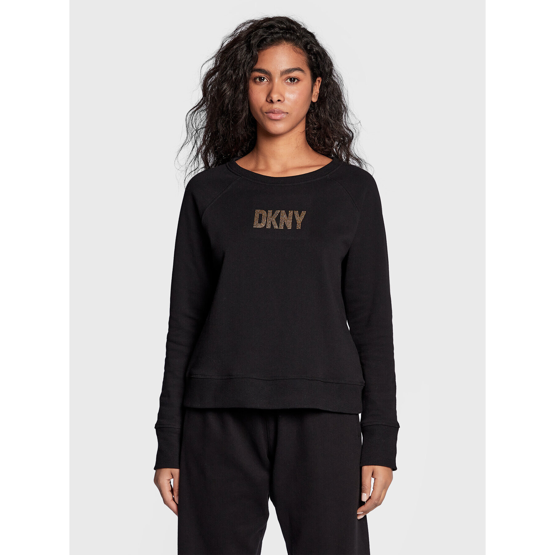 DKNY Sport Суитшърт DP2T9121 Черен Regular Fit - Pepit.bg