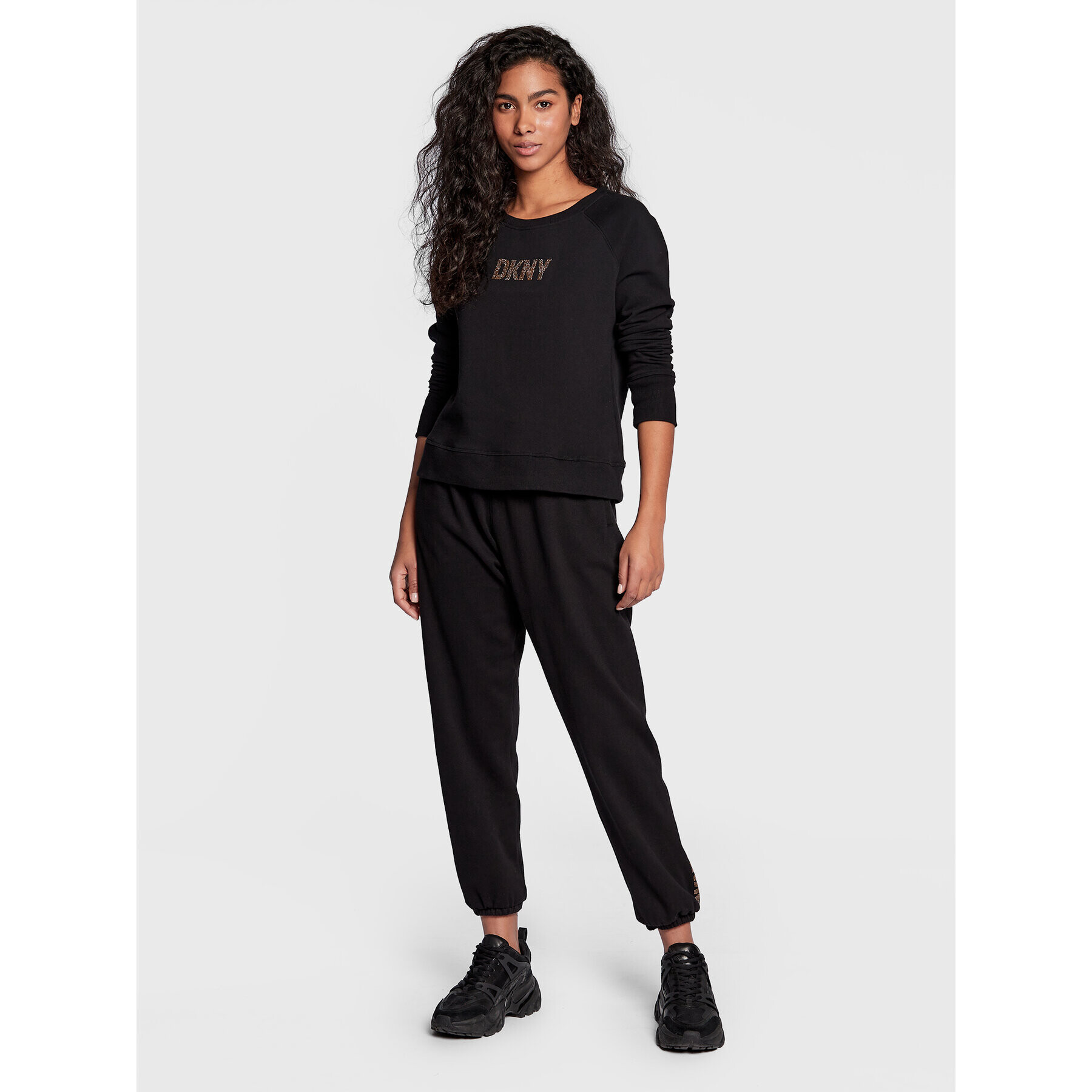 DKNY Sport Суитшърт DP2T9121 Черен Regular Fit - Pepit.bg