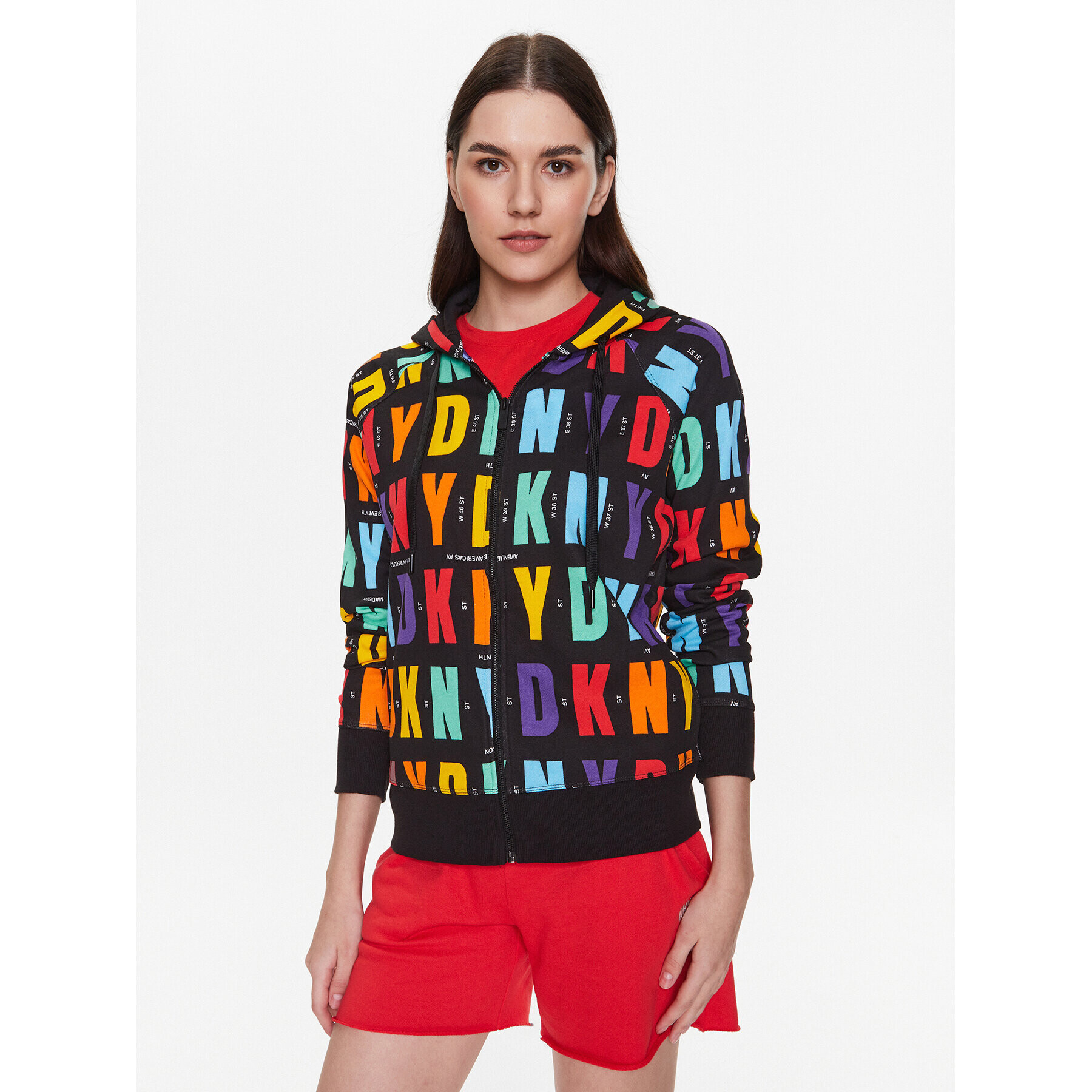 DKNY Sport Суитшърт DP3J9149 Черен Classic Fit - Pepit.bg