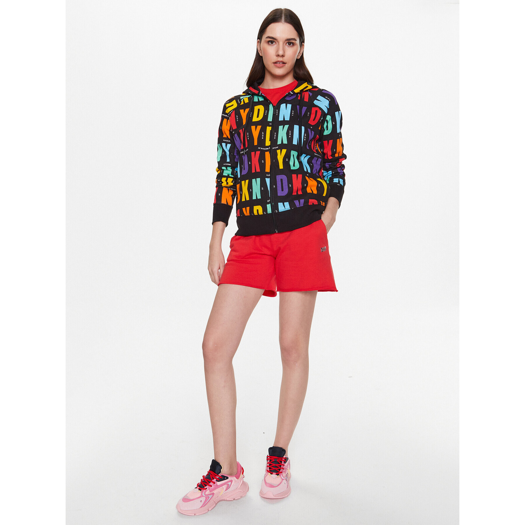 DKNY Sport Суитшърт DP3J9149 Черен Classic Fit - Pepit.bg