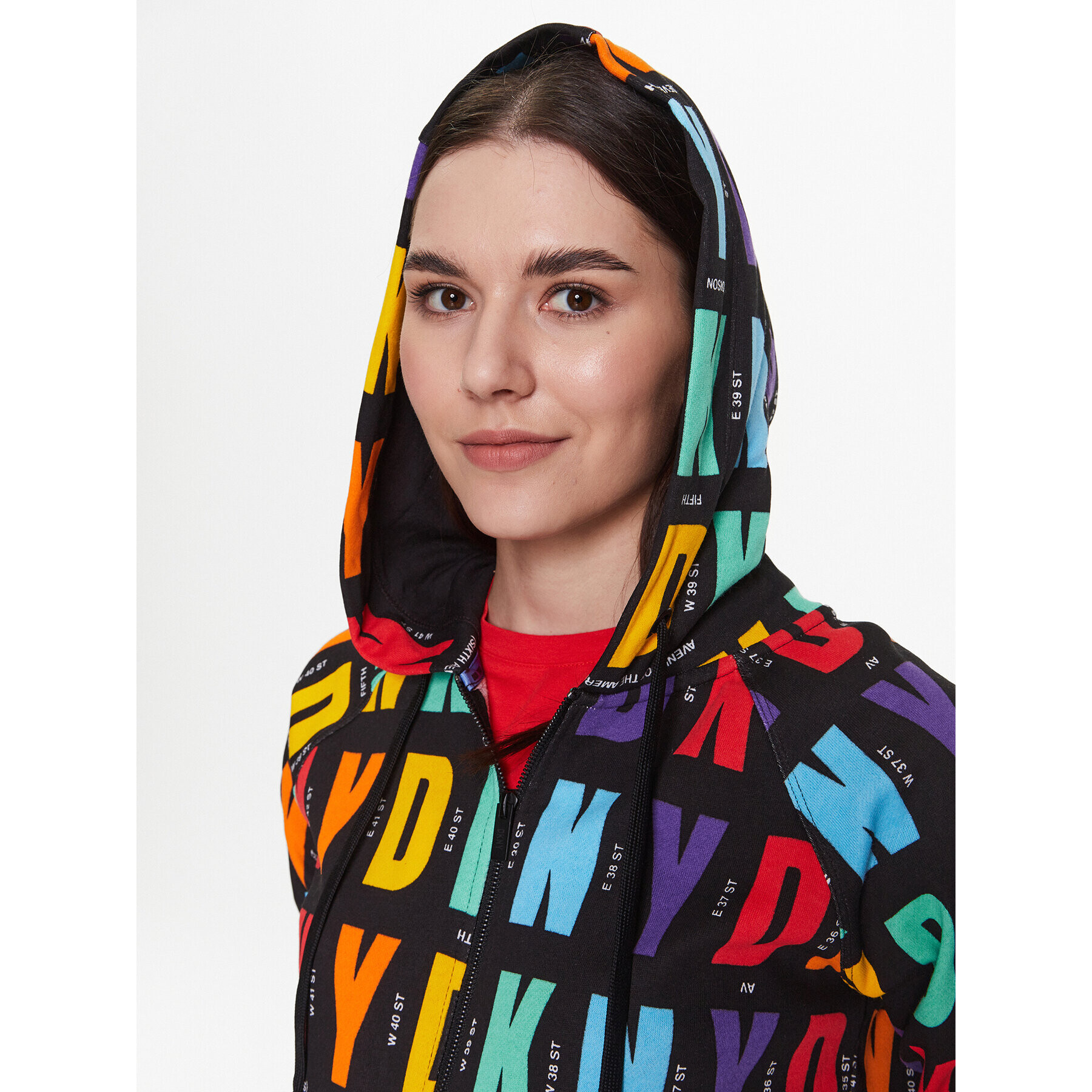 DKNY Sport Суитшърт DP3J9149 Черен Classic Fit - Pepit.bg