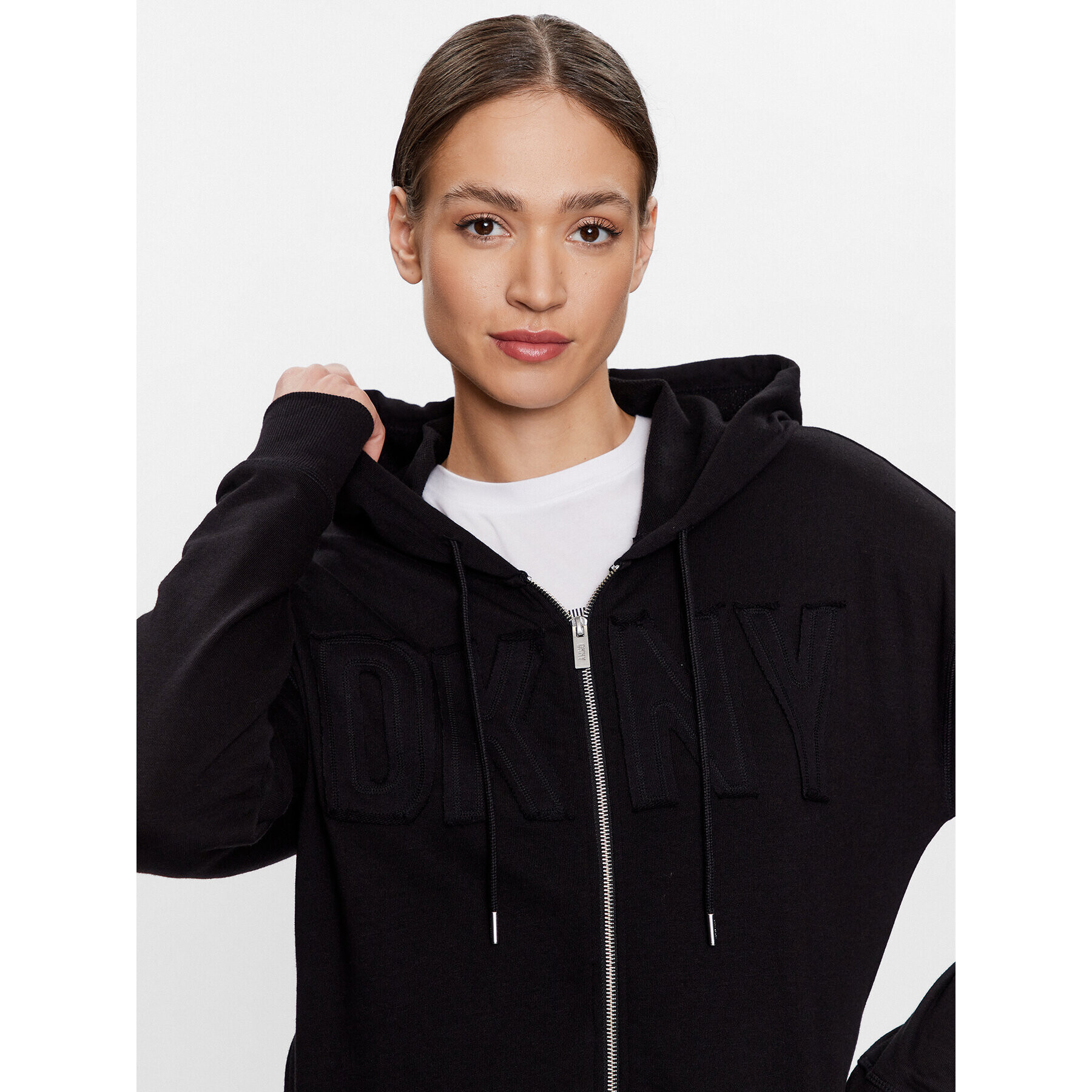 DKNY Sport Суитшърт DP3J9276 Черен Classic Fit - Pepit.bg