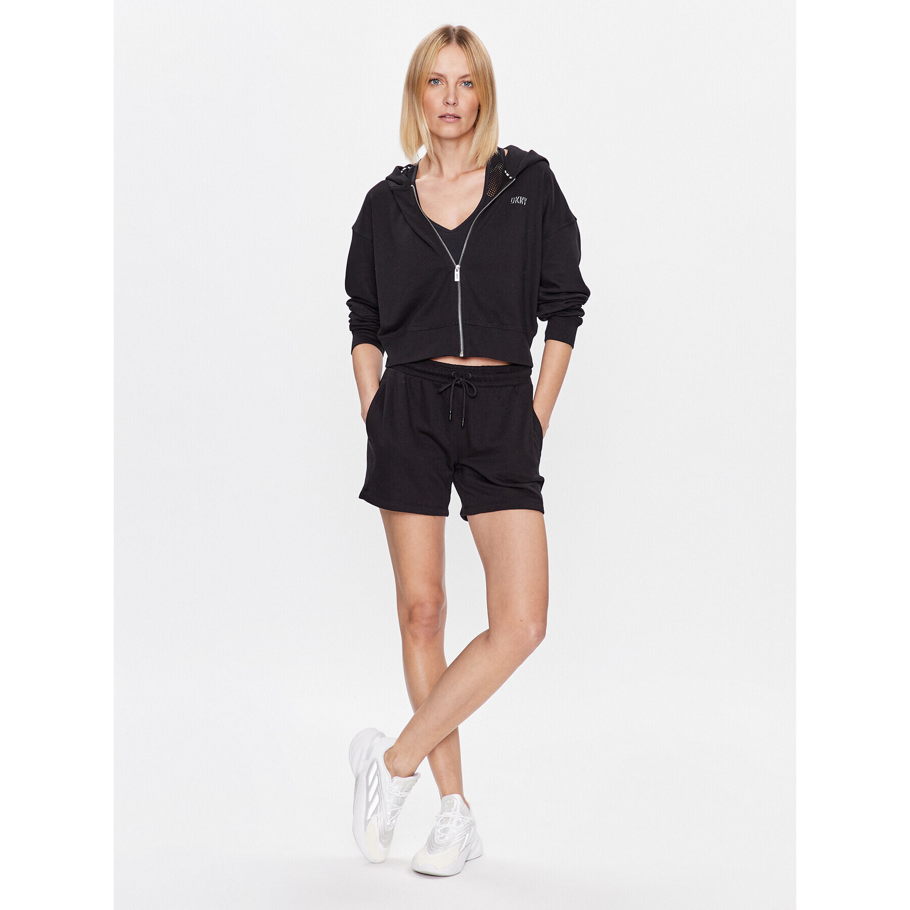 DKNY Sport Суитшърт DP3J9279 Черен Classic Fit - Pepit.bg