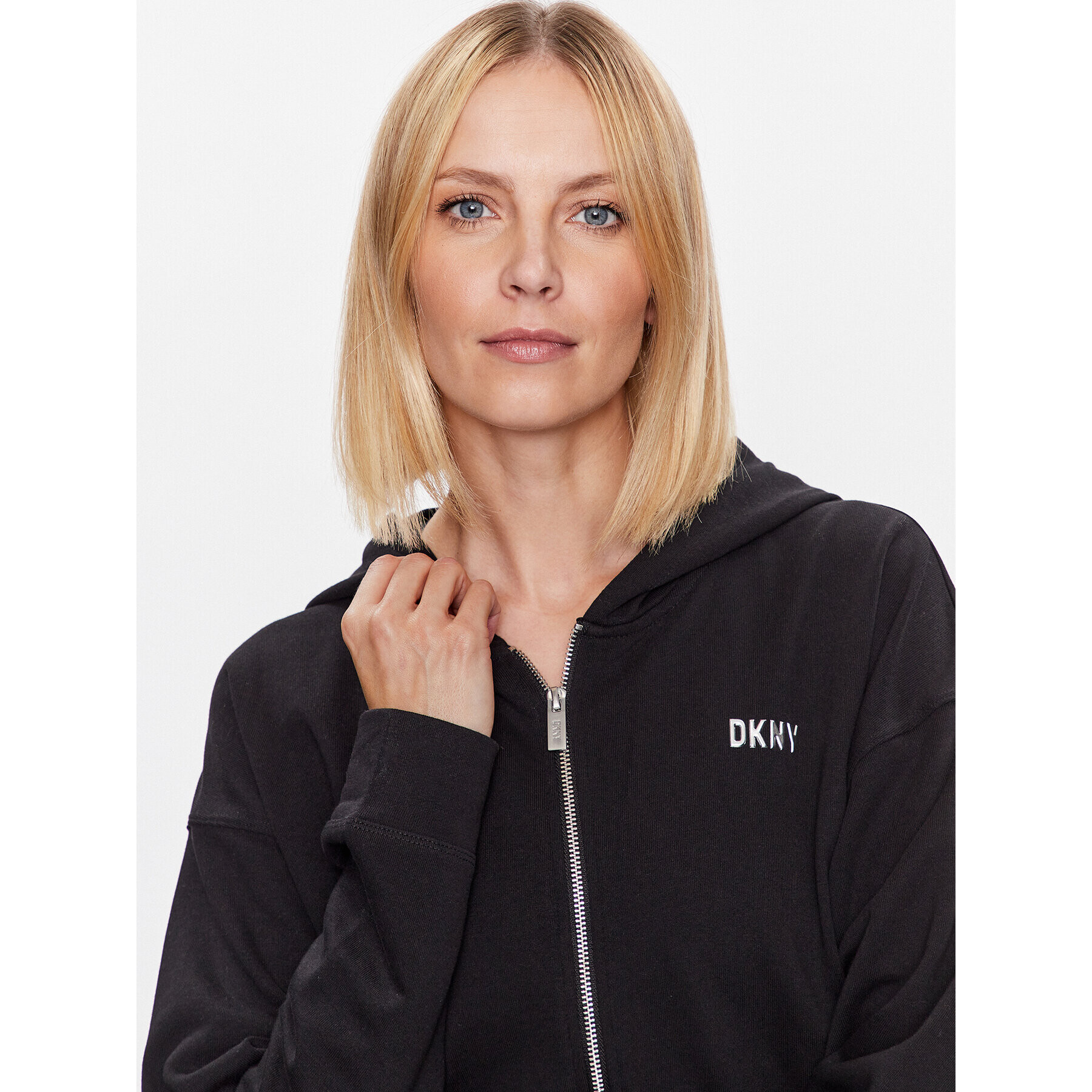 DKNY Sport Суитшърт DP3J9279 Черен Classic Fit - Pepit.bg