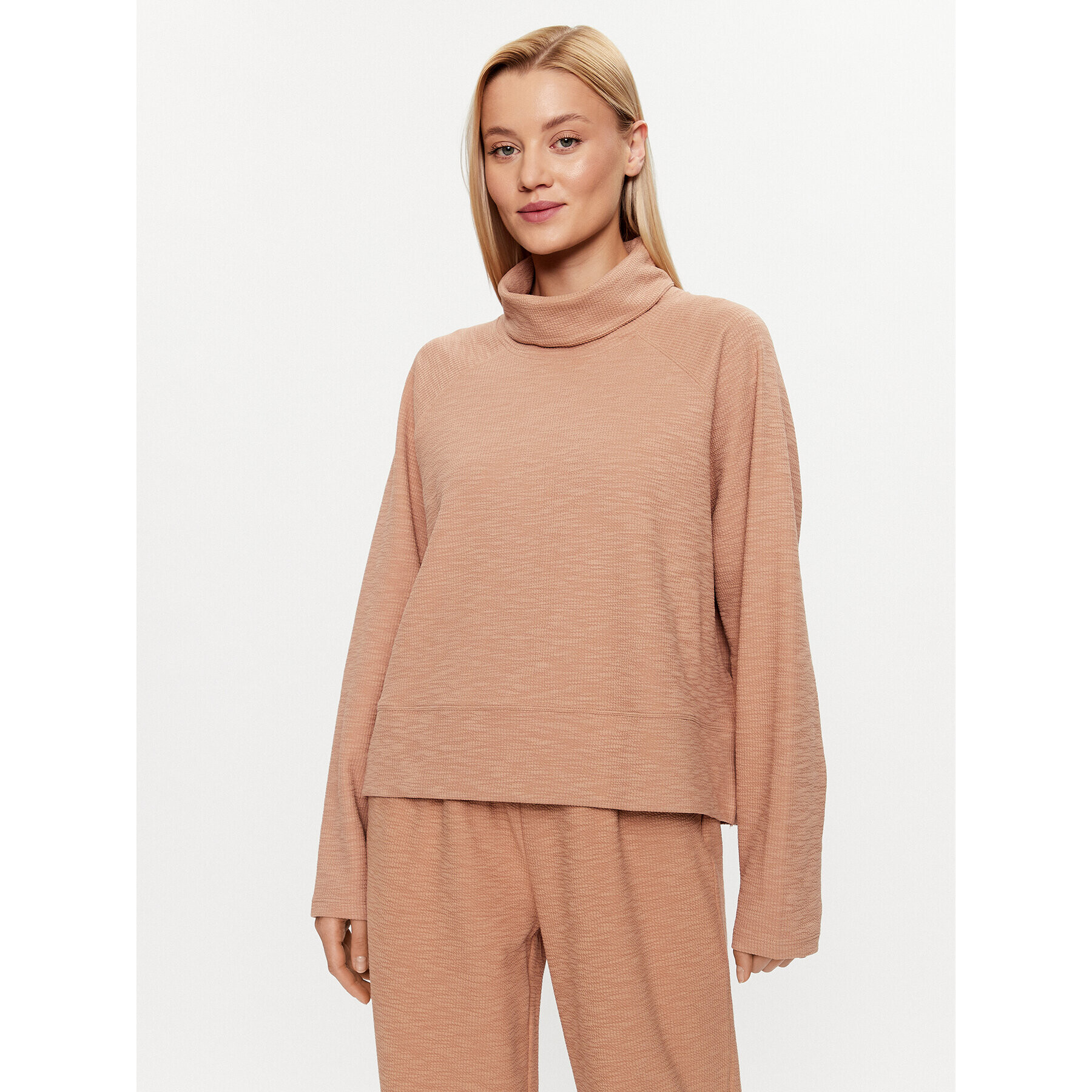 DKNY Sport Суитшърт DP3T9441 Кафяв Regular Fit - Pepit.bg