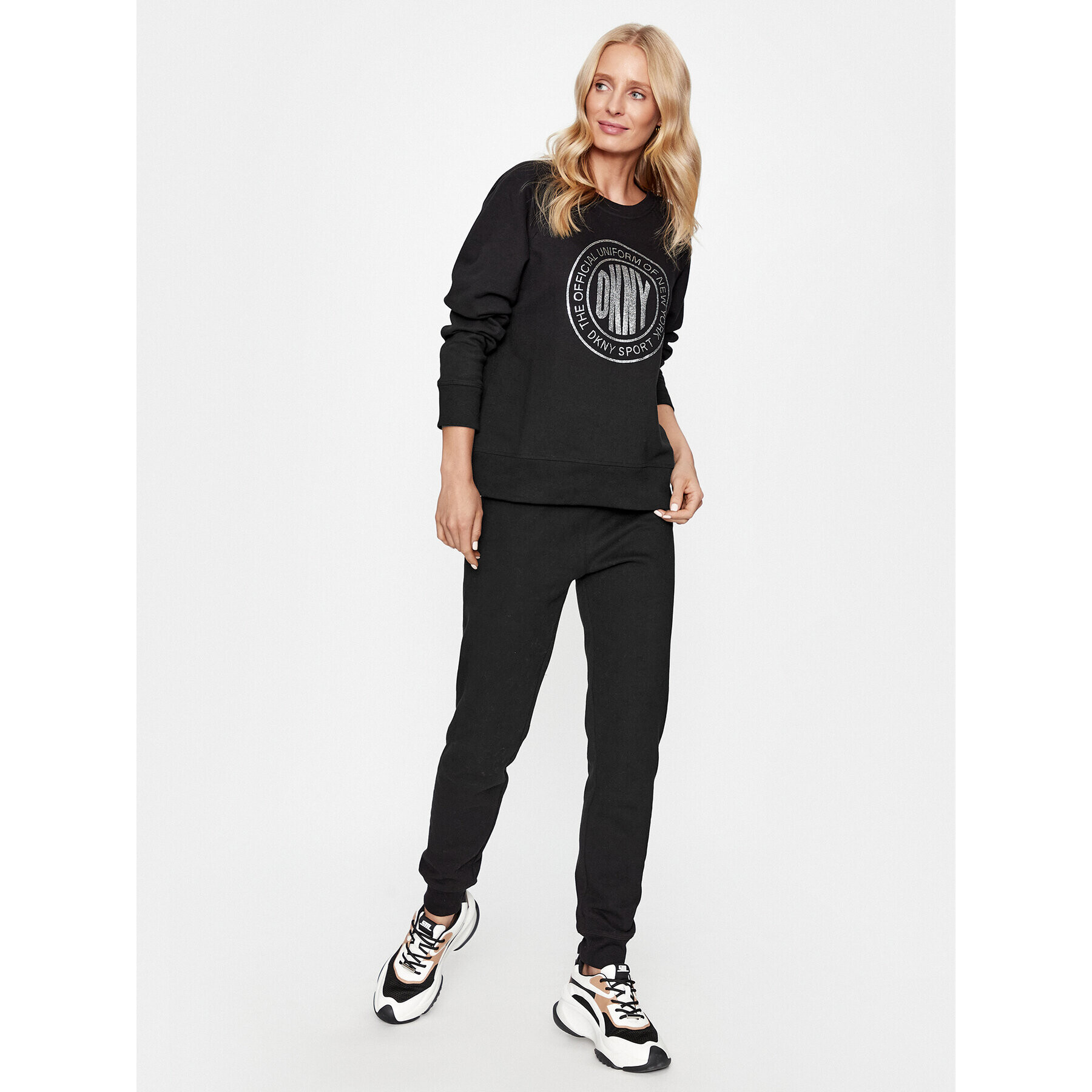 DKNY Sport Суитшърт DP3T9442 Черен Regular Fit - Pepit.bg