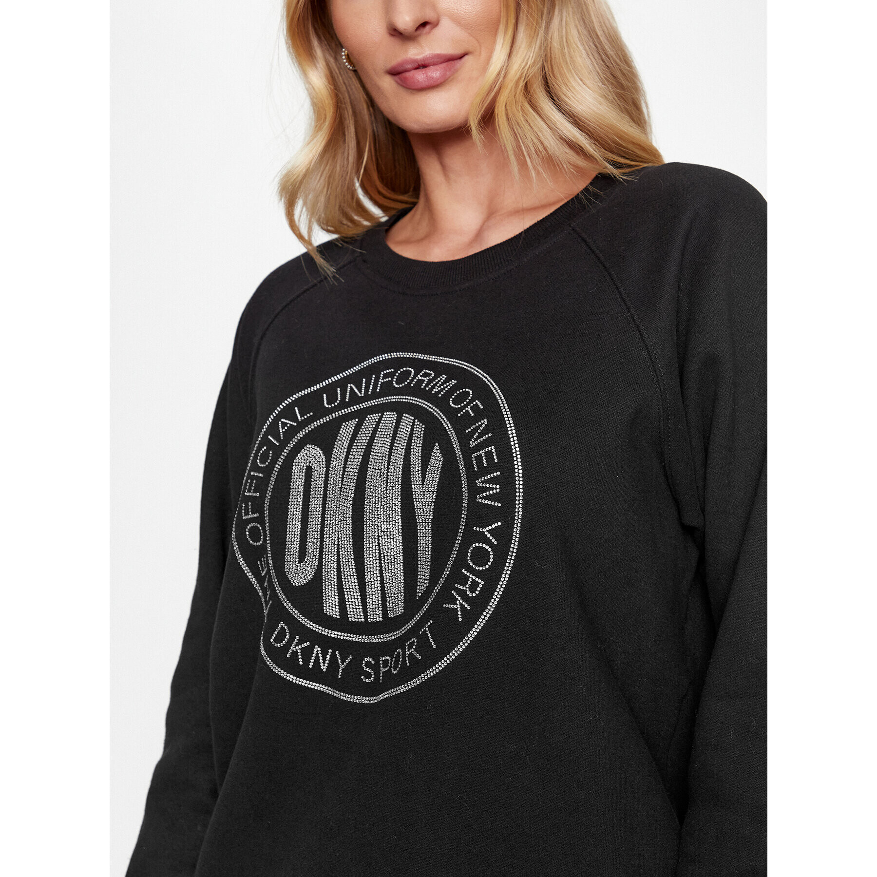 DKNY Sport Суитшърт DP3T9442 Черен Regular Fit - Pepit.bg