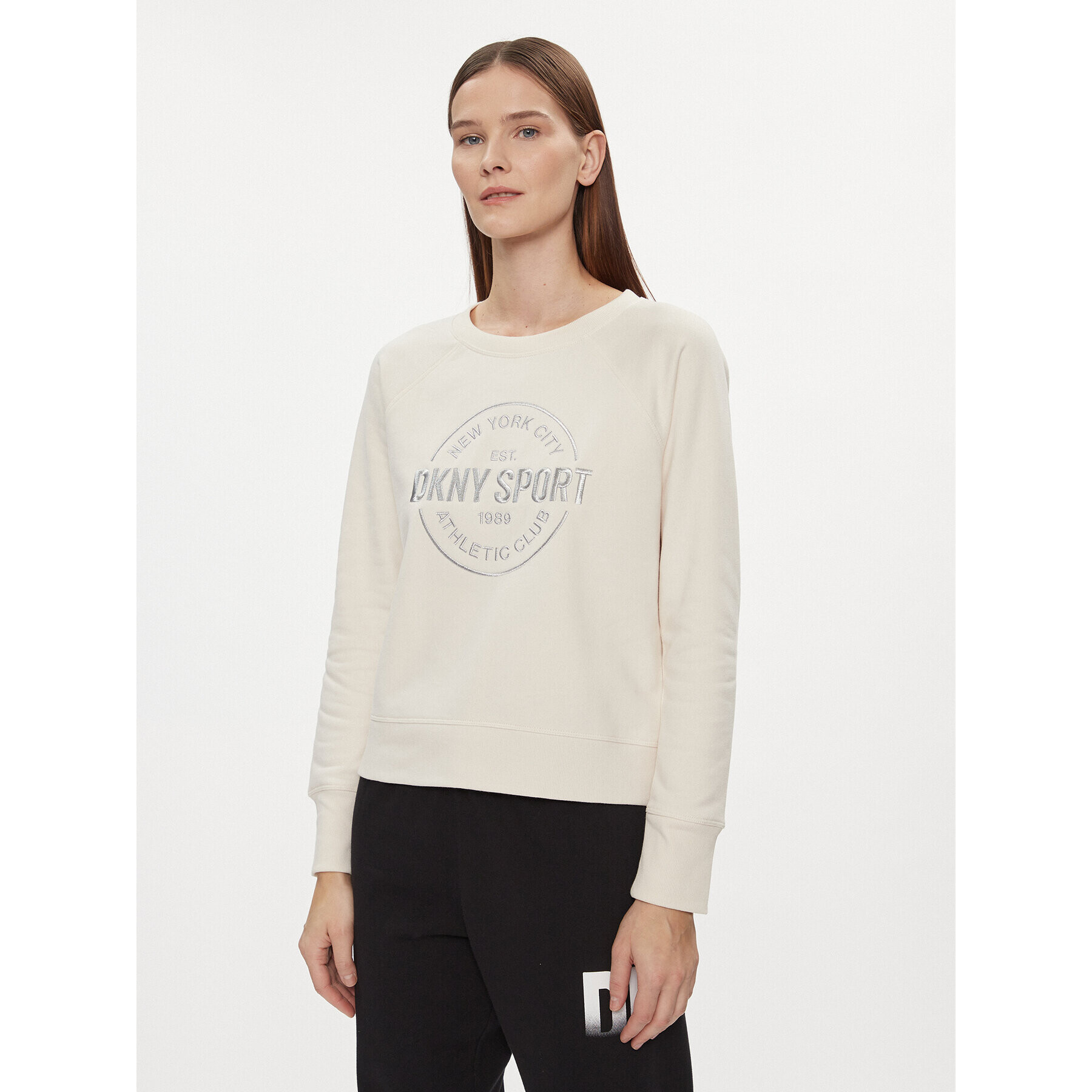 DKNY Sport Суитшърт DP3T9561 Бежов Regular Fit - Pepit.bg