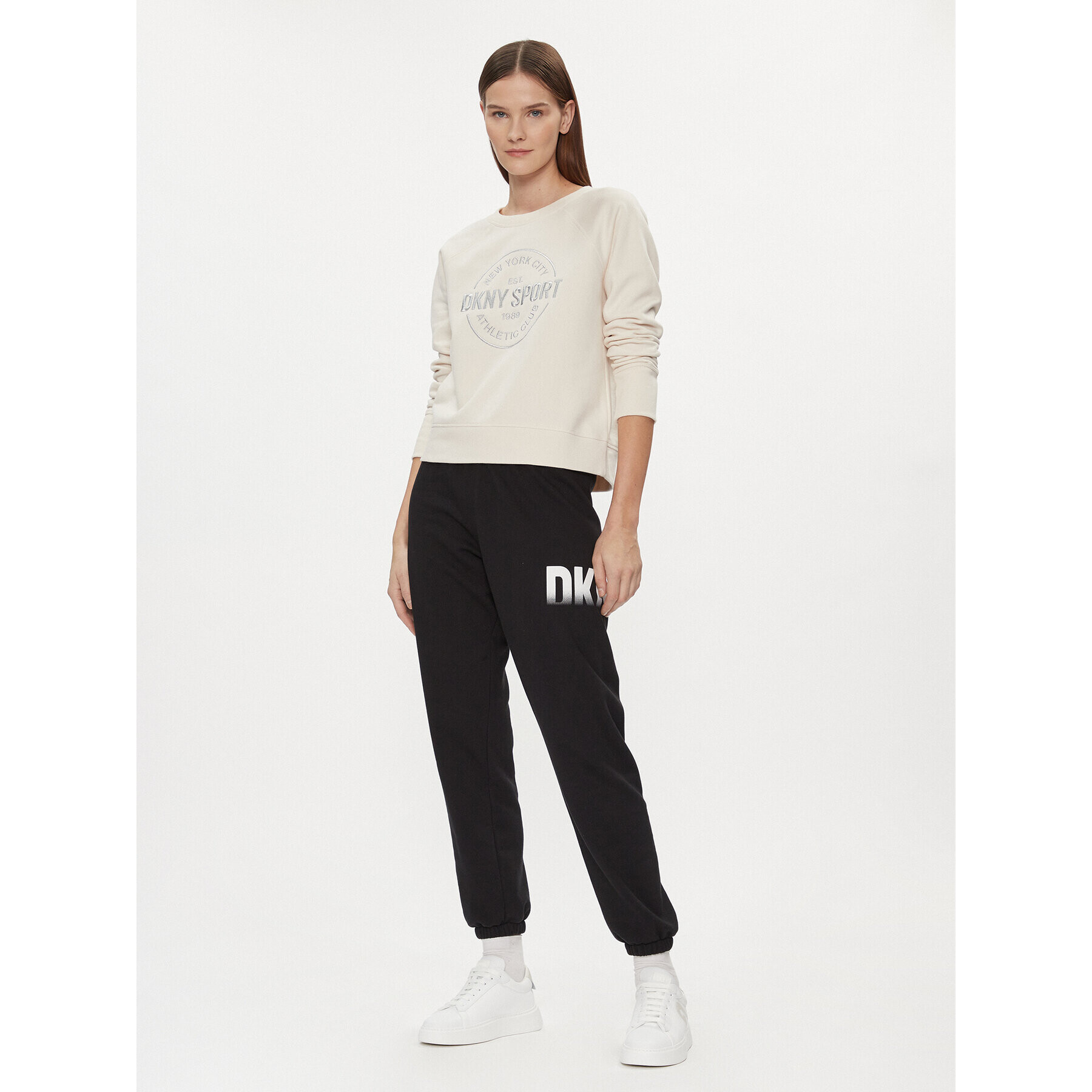 DKNY Sport Суитшърт DP3T9561 Бежов Regular Fit - Pepit.bg