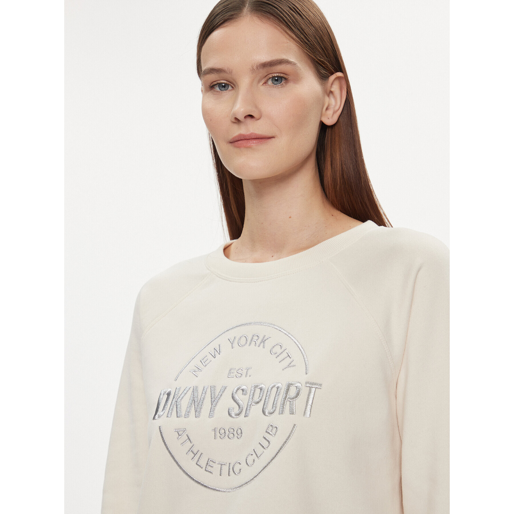 DKNY Sport Суитшърт DP3T9561 Бежов Regular Fit - Pepit.bg