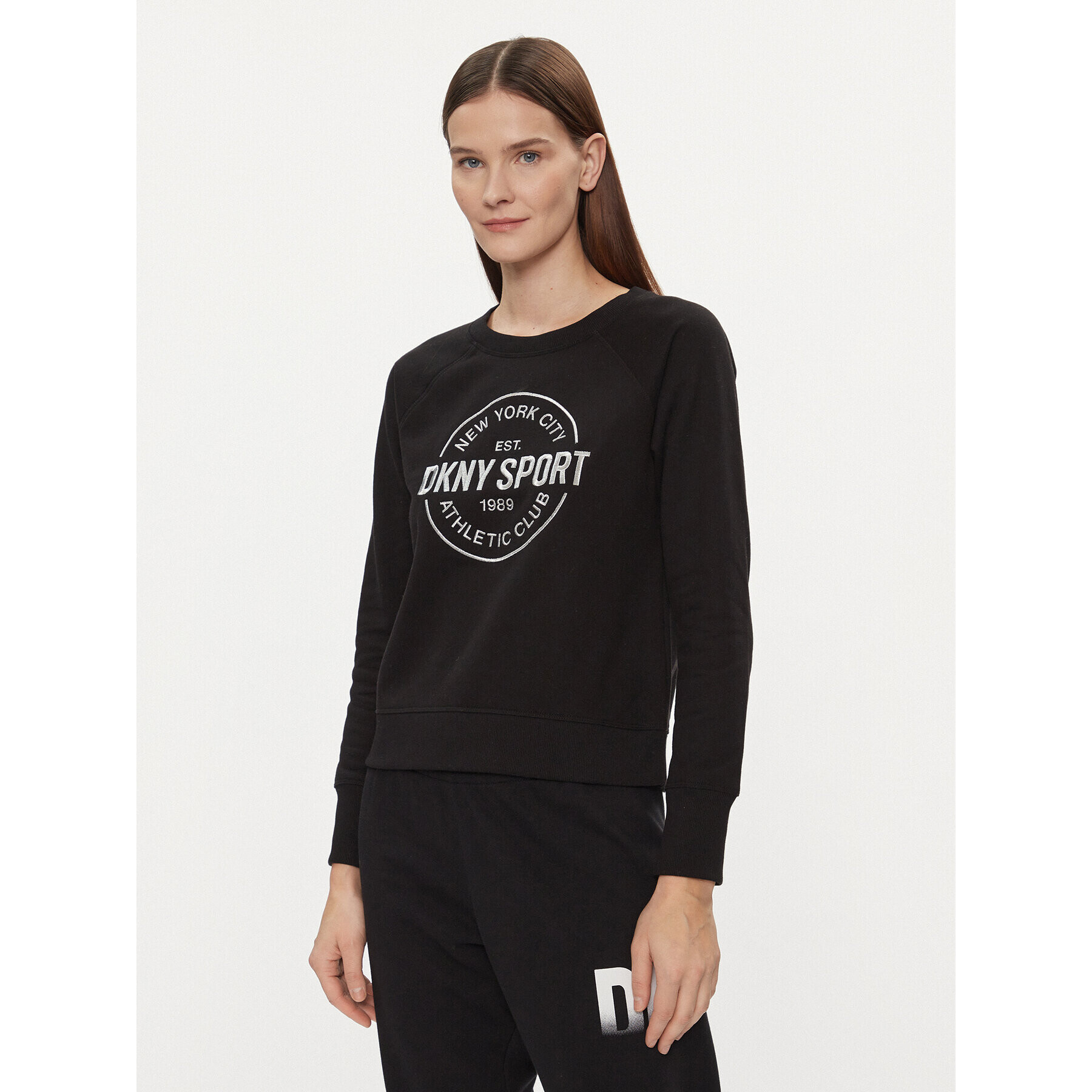 DKNY Sport Суитшърт DP3T9561 Черен Regular Fit - Pepit.bg