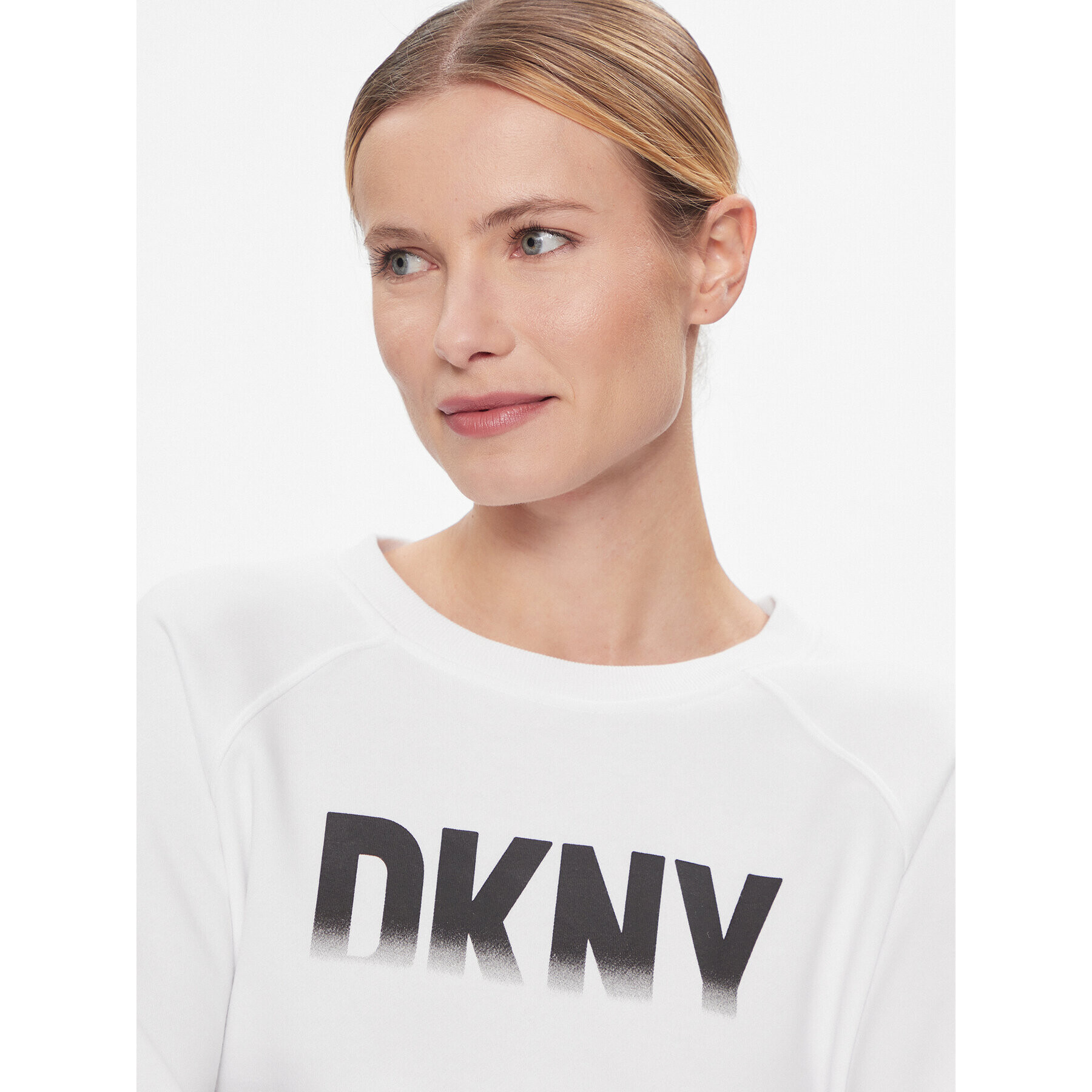 DKNY Sport Суитшърт DP3T9623 Бял Relaxed Fit - Pepit.bg