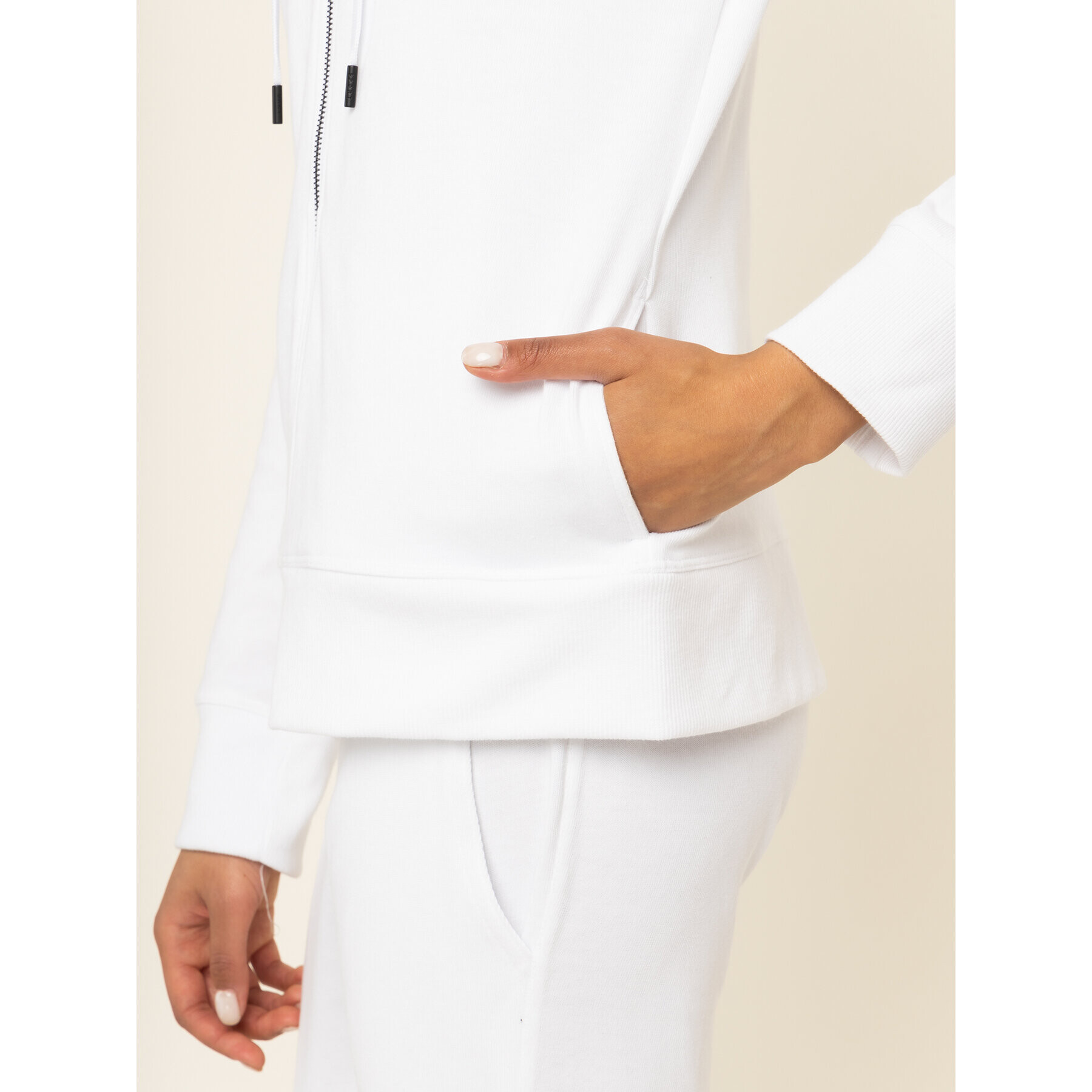 DKNY Sport Суитшърт DP9J8516 Бял Regular Fit - Pepit.bg