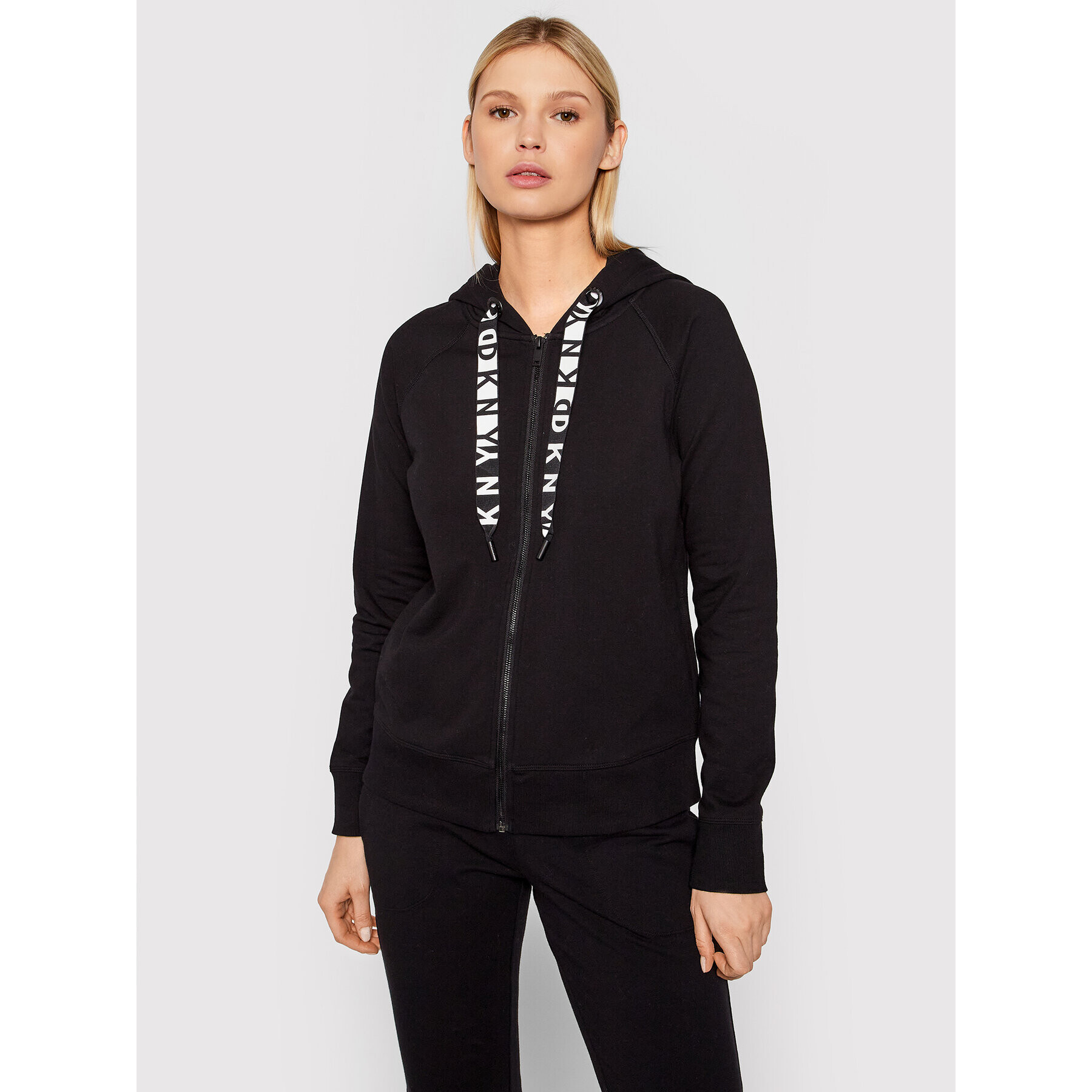 DKNY Sport Суитшърт DP9J8598 Черен Regular Fit - Pepit.bg