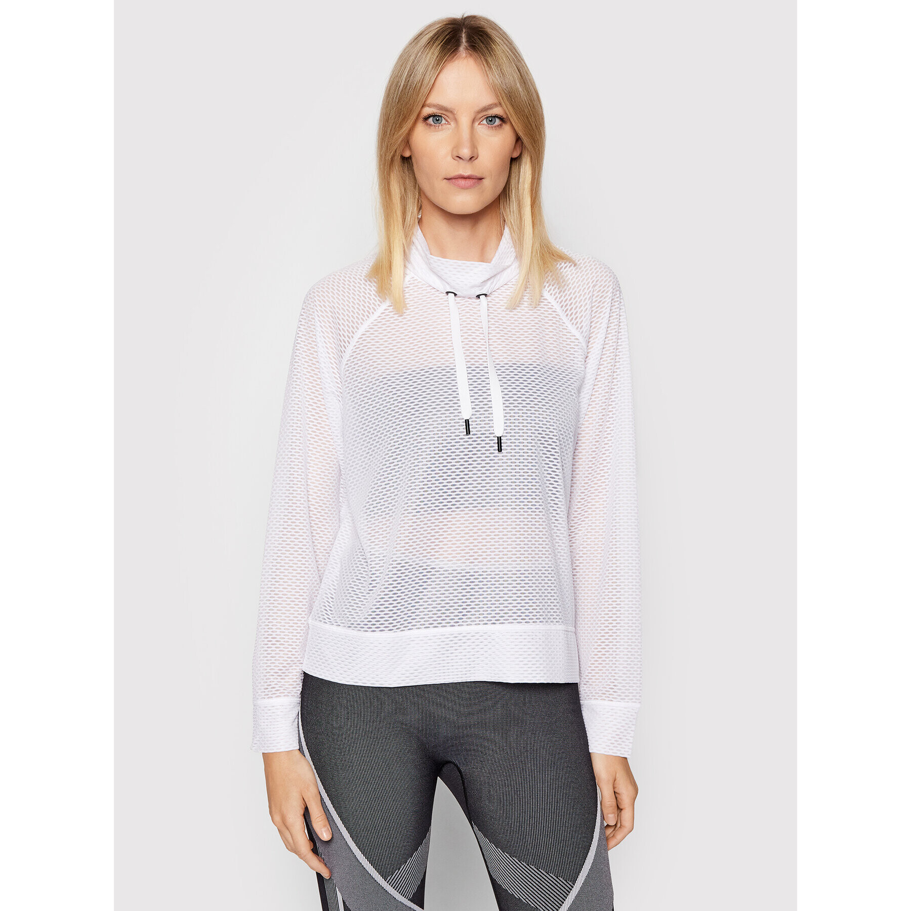 DKNY Sport Суитшърт DP9T6457 Бял Regular Fit - Pepit.bg
