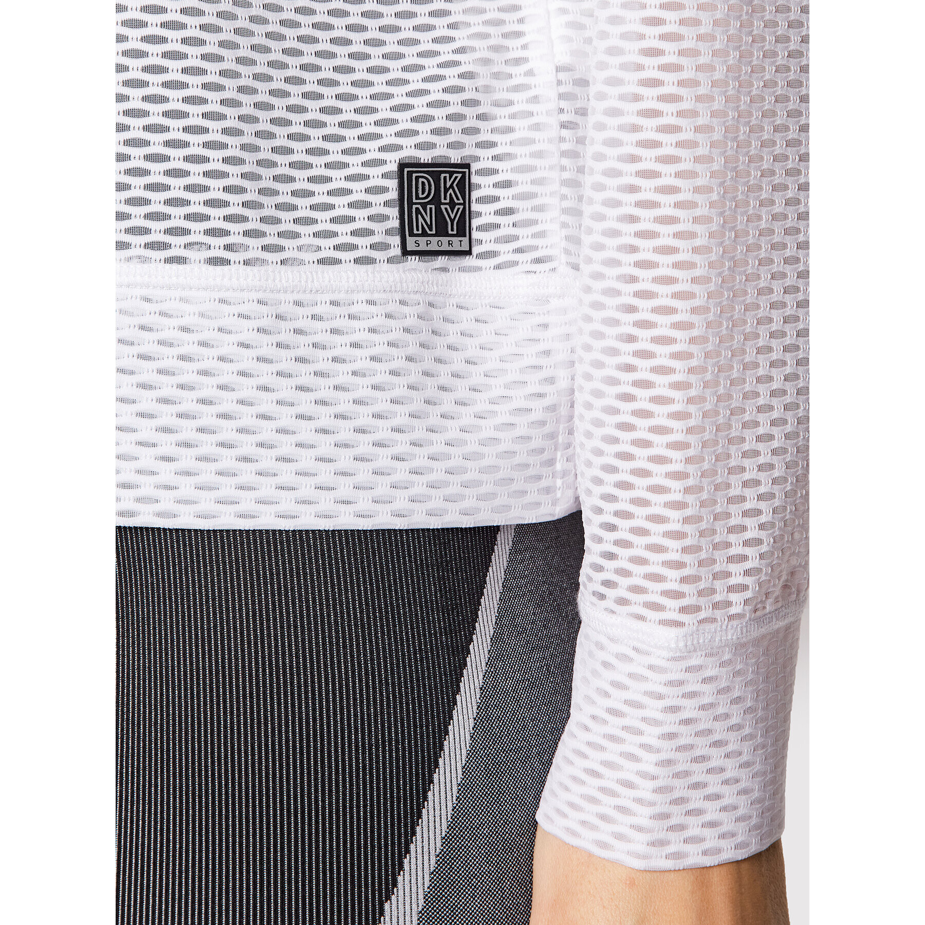 DKNY Sport Суитшърт DP9T6457 Бял Regular Fit - Pepit.bg