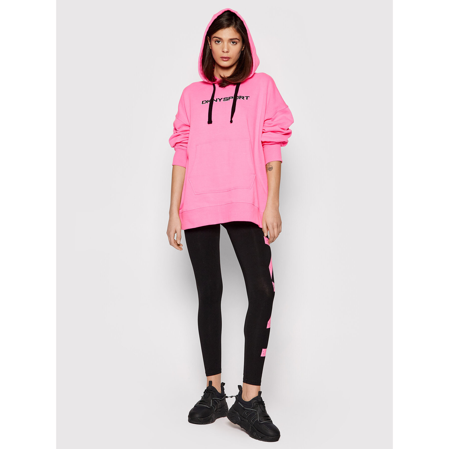 DKNY Sport Суитшърт DPPT8774 Розов Oversize - Pepit.bg