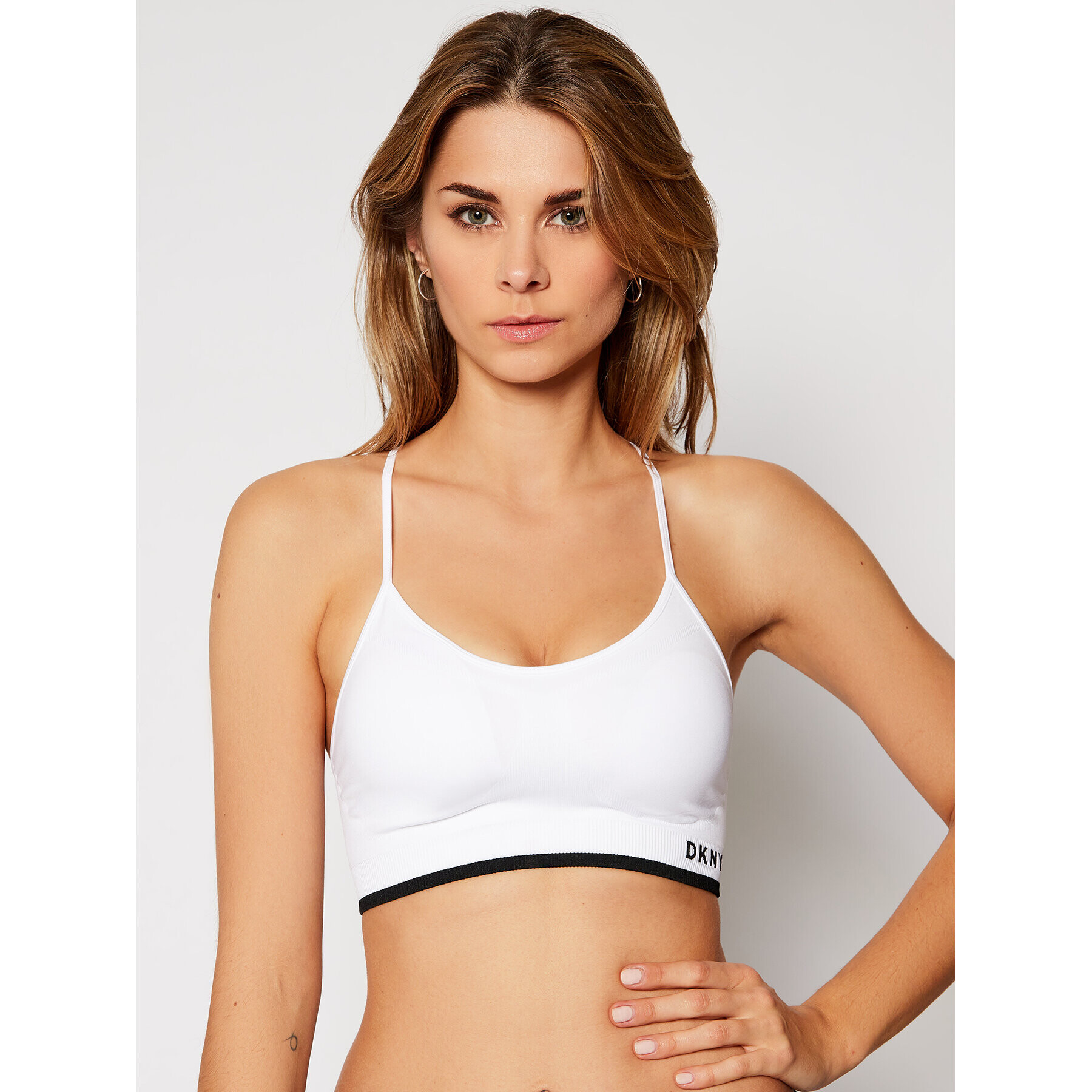 DKNY Sport Сутиен-топ DP0T7276 Бял - Pepit.bg