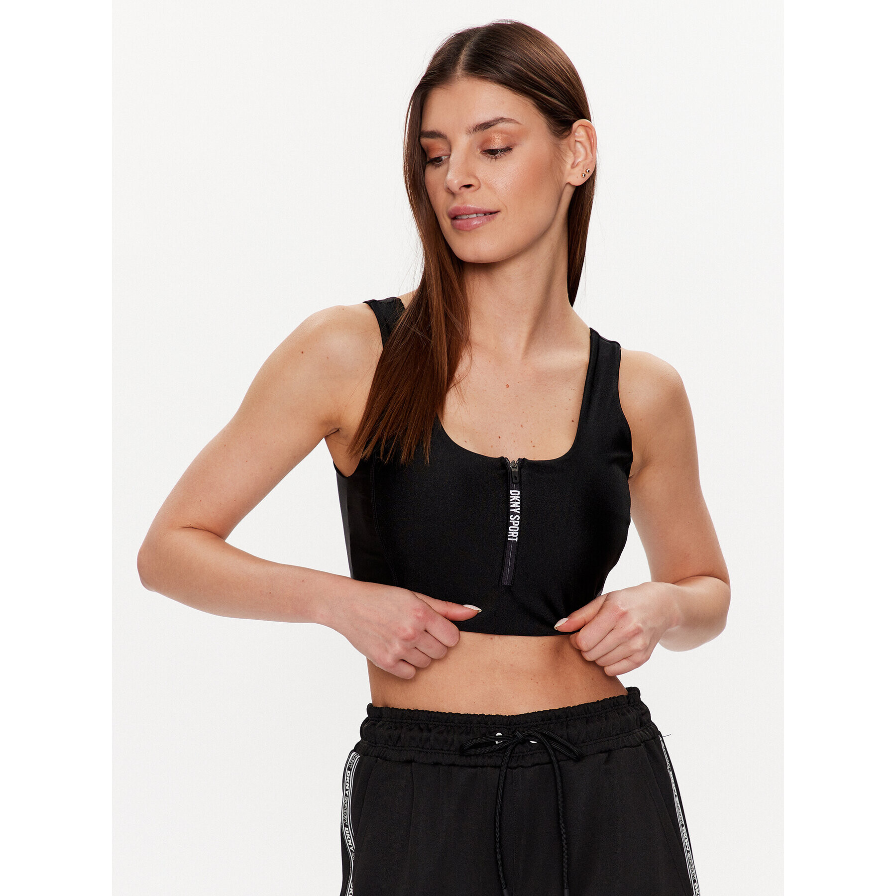 DKNY Sport Сутиен-топ DP2T9186 Черен - Pepit.bg