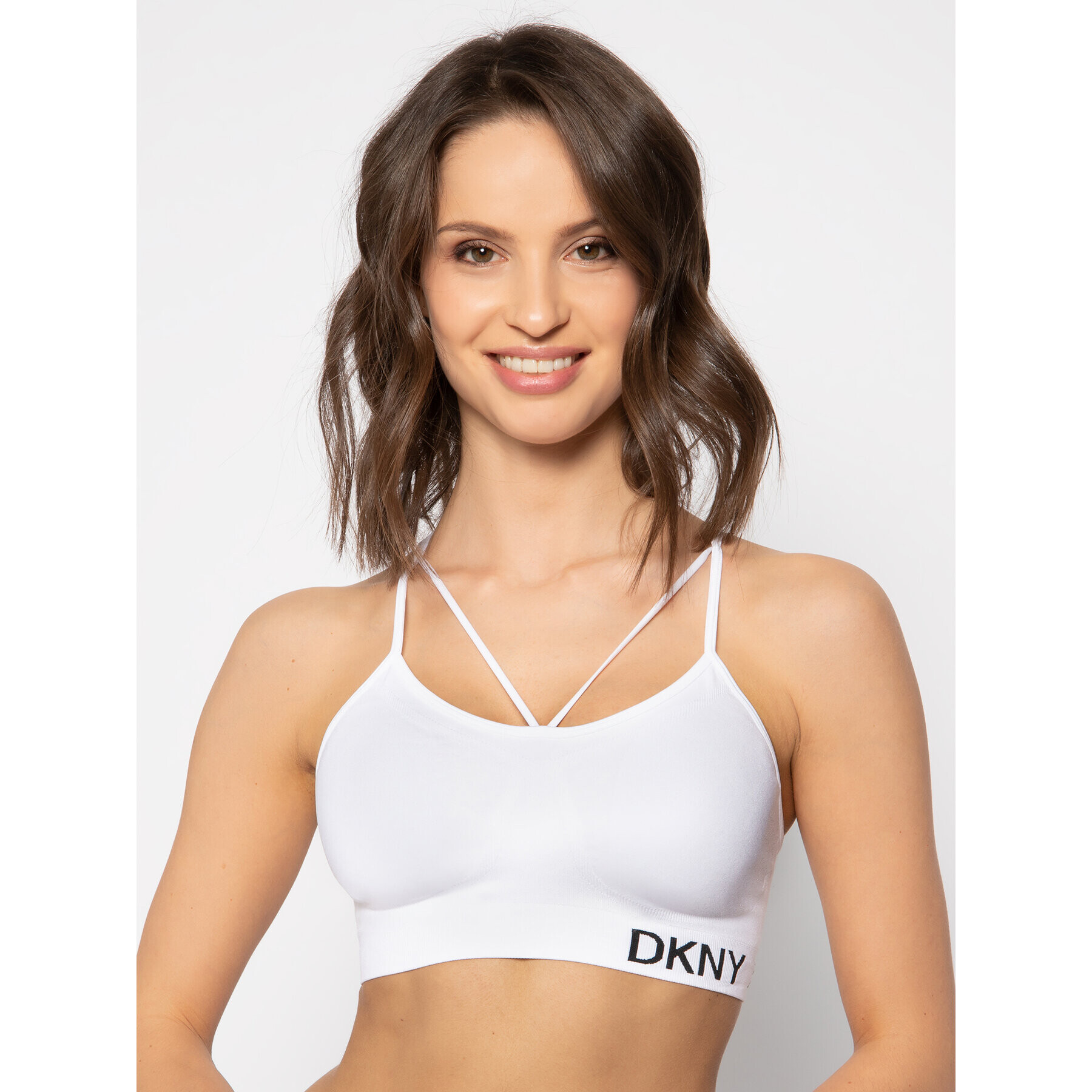 DKNY Sport Сутиен-топ DP8T5475 Бял - Pepit.bg