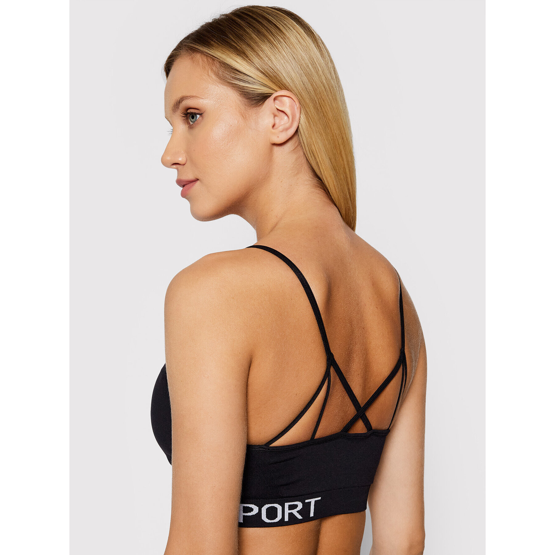 DKNY Sport Сутиен-топ DP9T5475 Черен - Pepit.bg