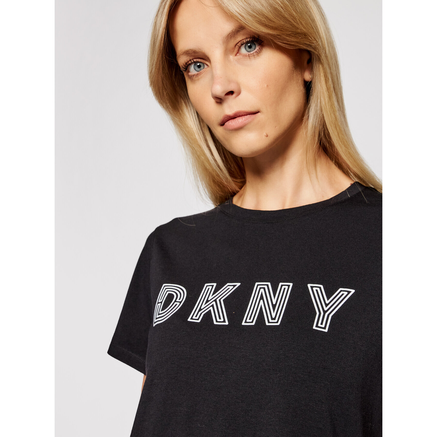 DKNY Sport Тишърт DP0T7440 Черен Regular Fit - Pepit.bg