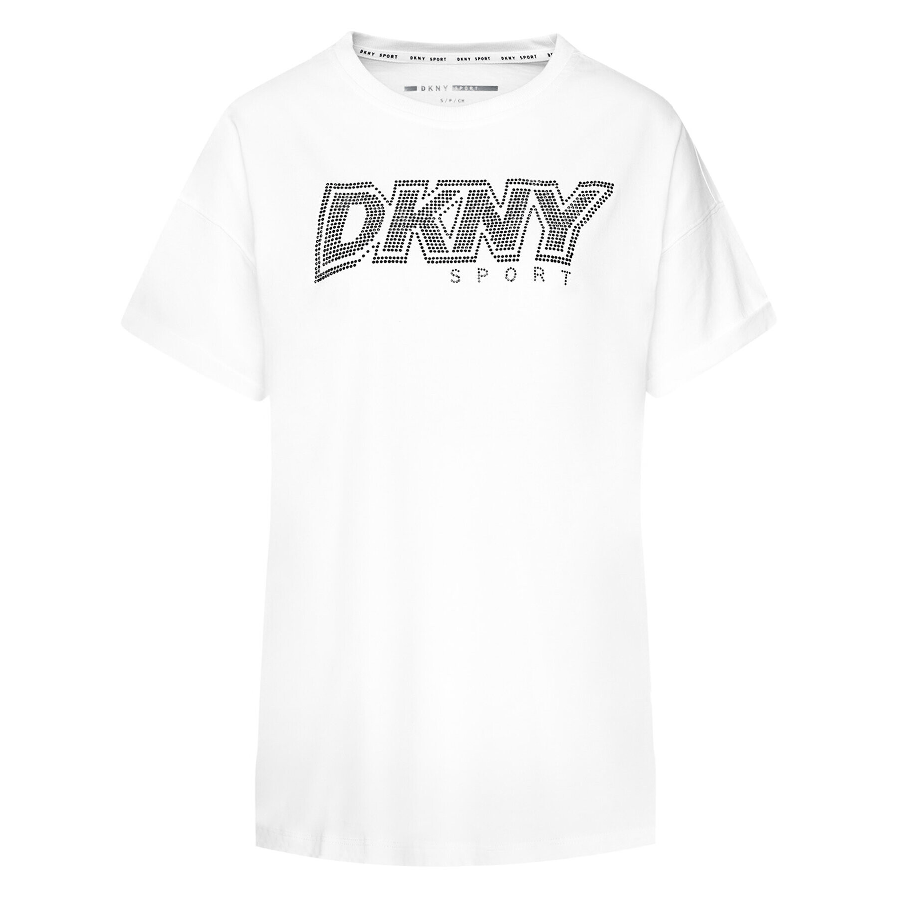 DKNY Sport Тишърт DP0T7477 Бял Relaxed Fit - Pepit.bg