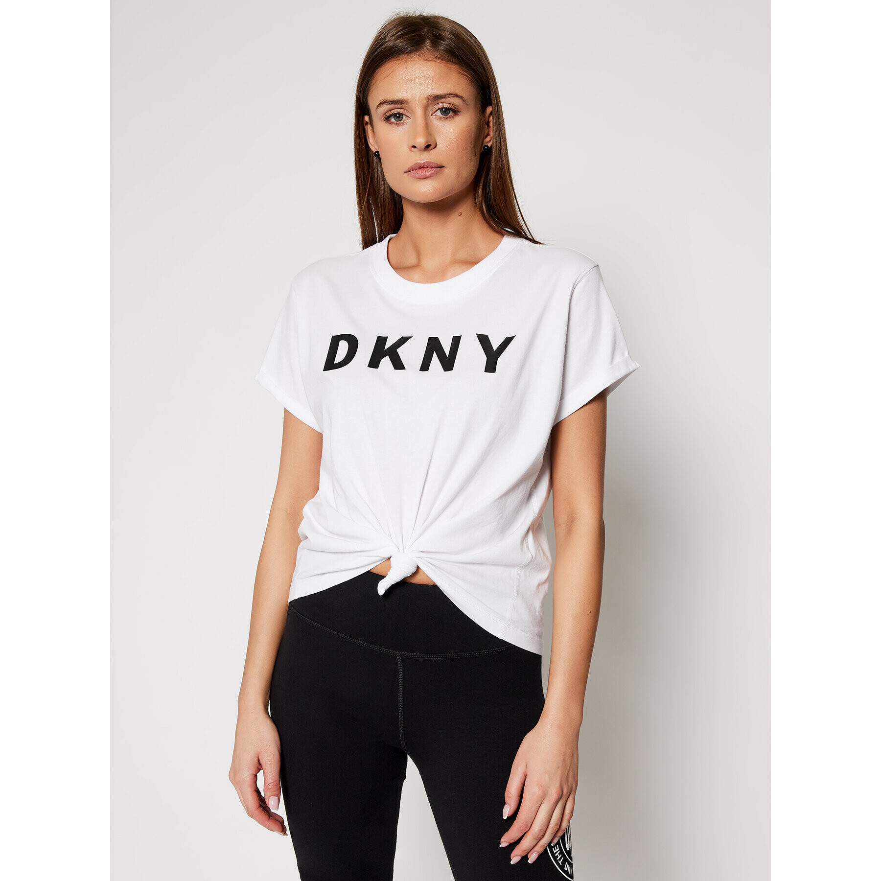 DKNY Sport Тишърт DP0T8050 Бял Regular Fit - Pepit.bg