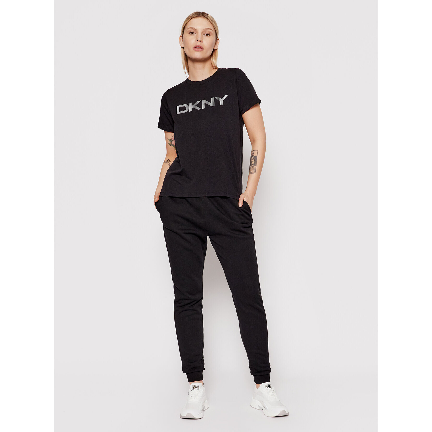 DKNY Sport Тишърт DP1T6749 Черен Regular Fit - Pepit.bg